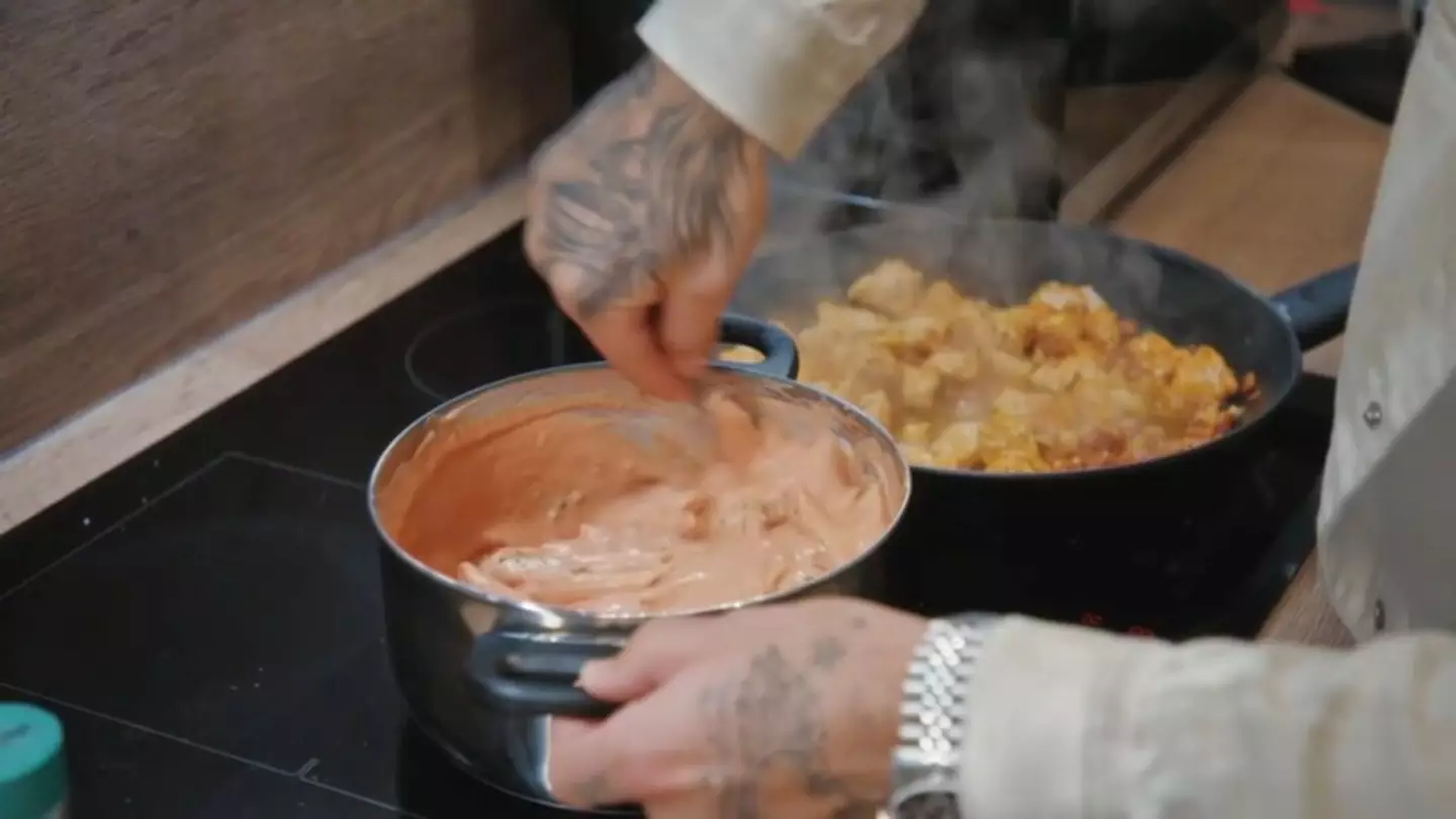 Viewers were shocked at the meal (E4)