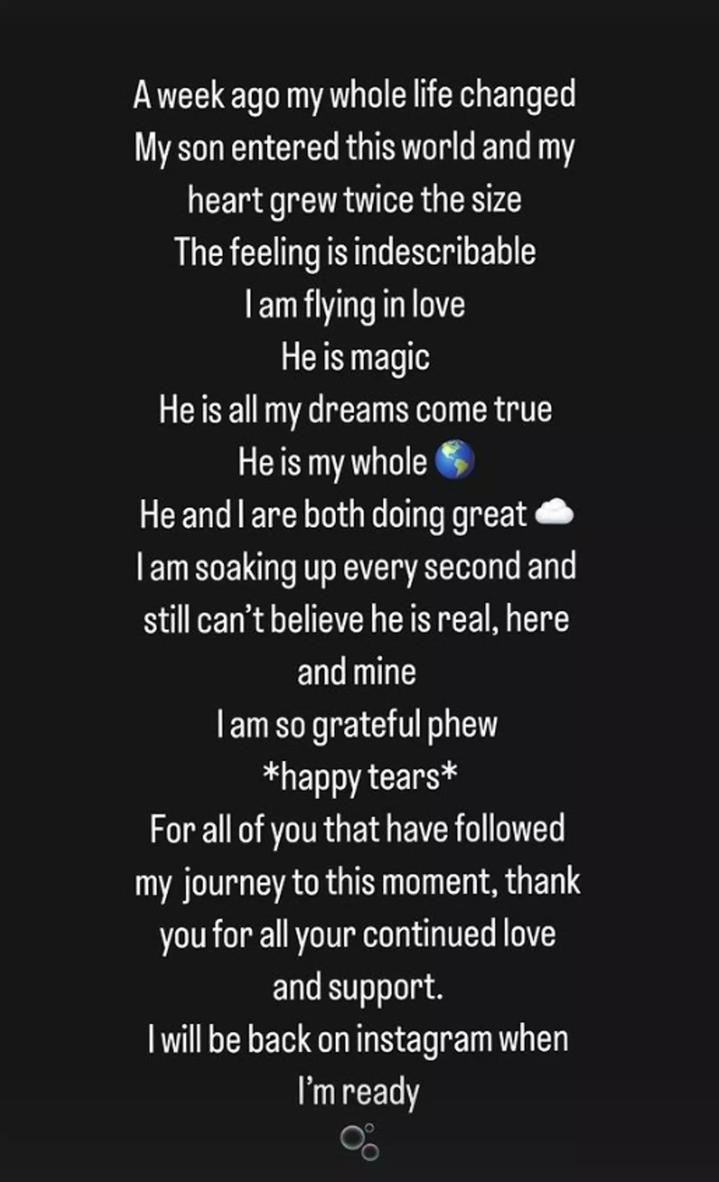Jessie J has given birth to a baby boy.