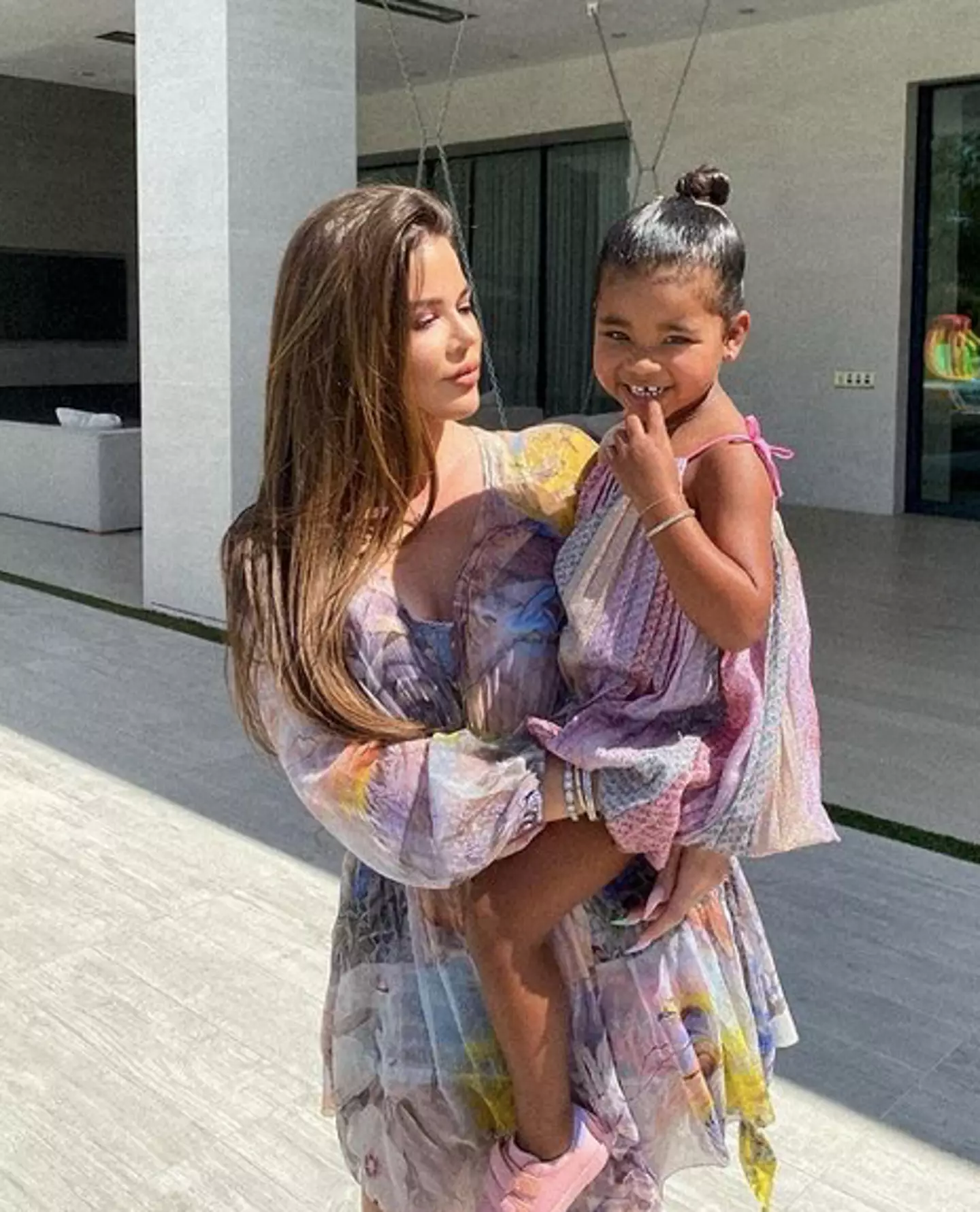 Khloe is protective of her baby girl (