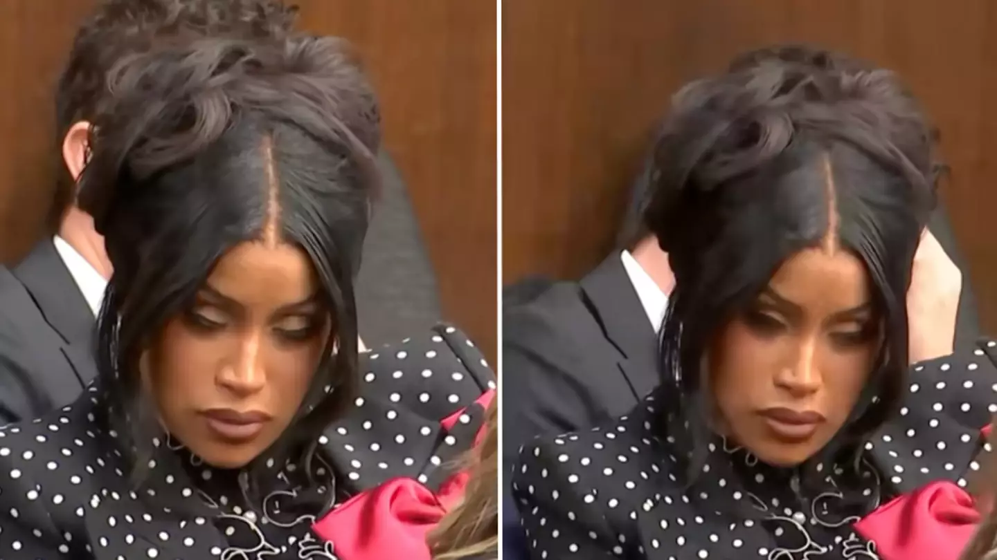 Cardi B sparks debate over her reaction during trial where she's being sued for $24 million