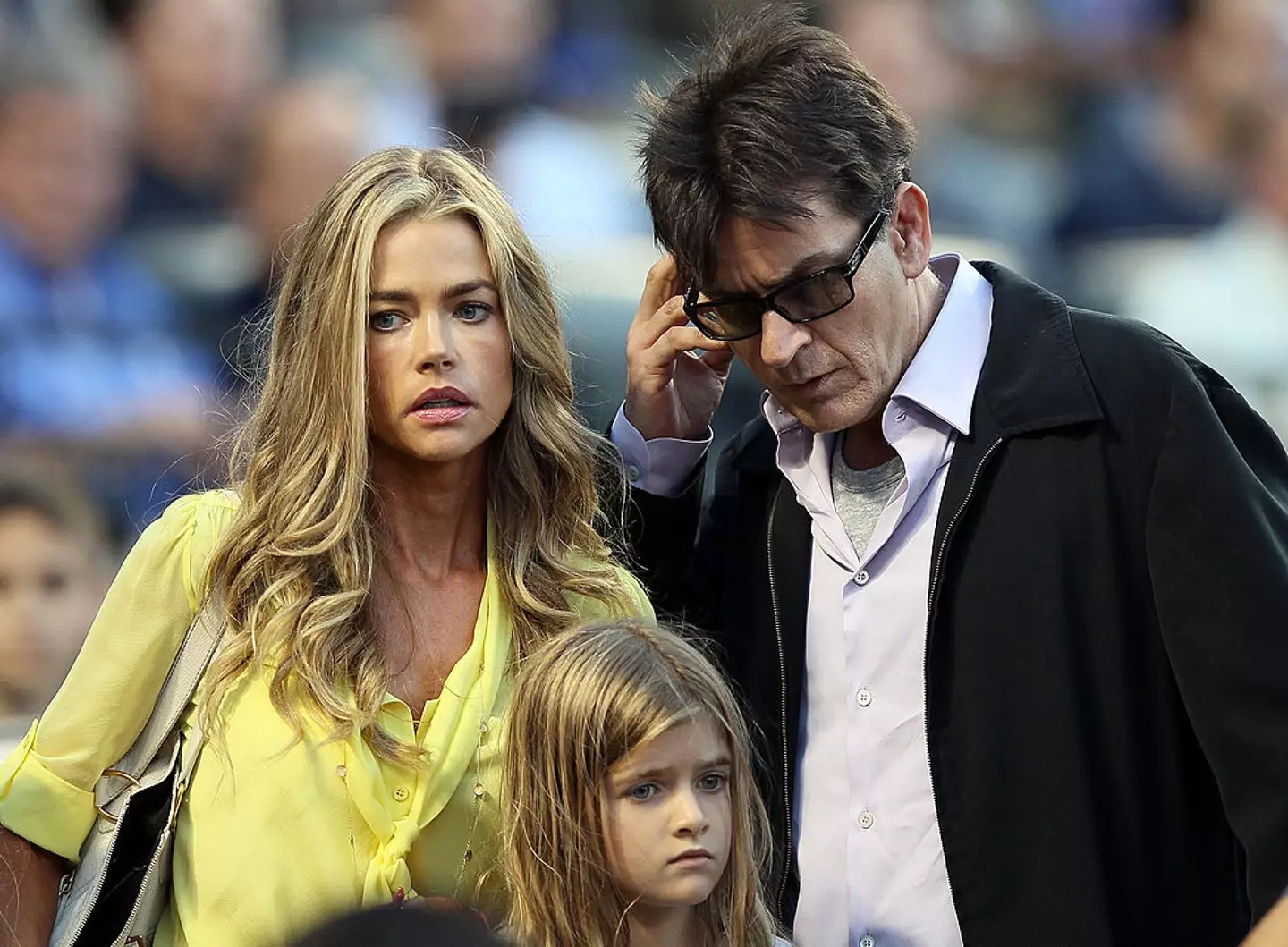 Charlie Sheen and Denise Richards share two daughters (Elsa/Getty Images)