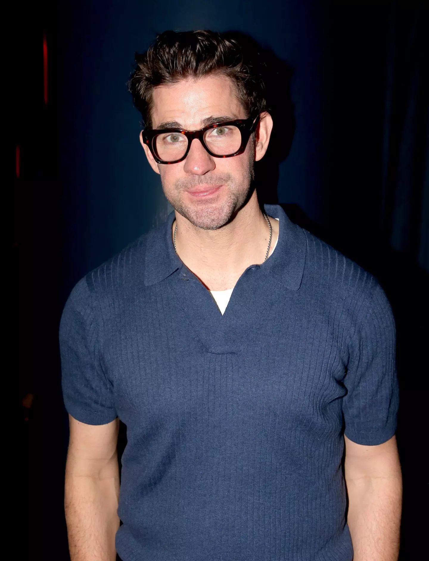 John Krasinski is Stanley Tucci's brother-in-law as Stanley married Felicity Blunt