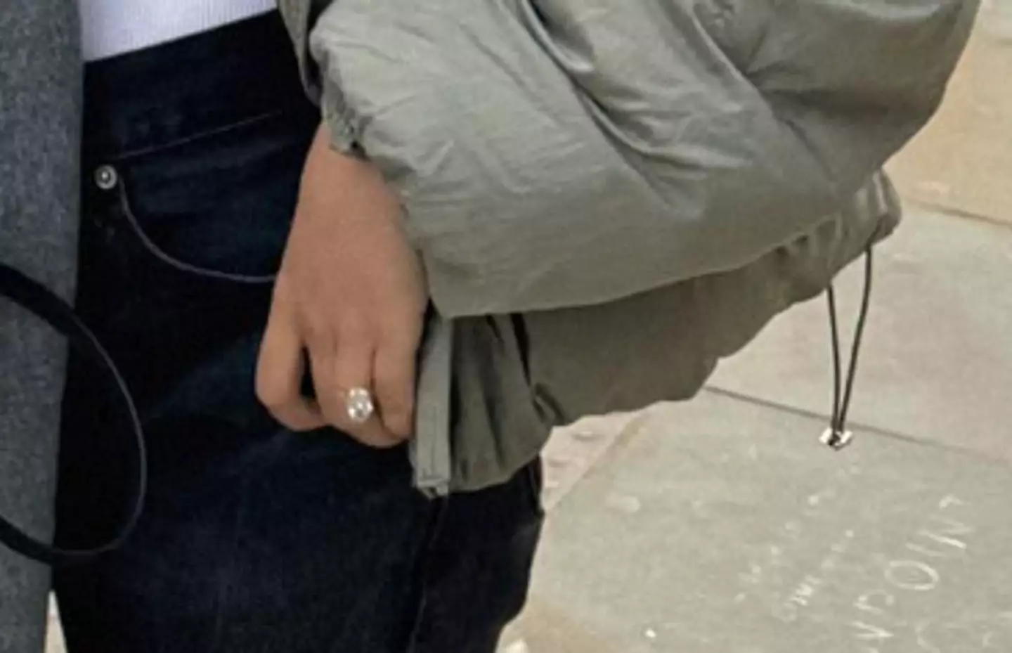 Molly-Mae was seen wearing her engagement ring once again.