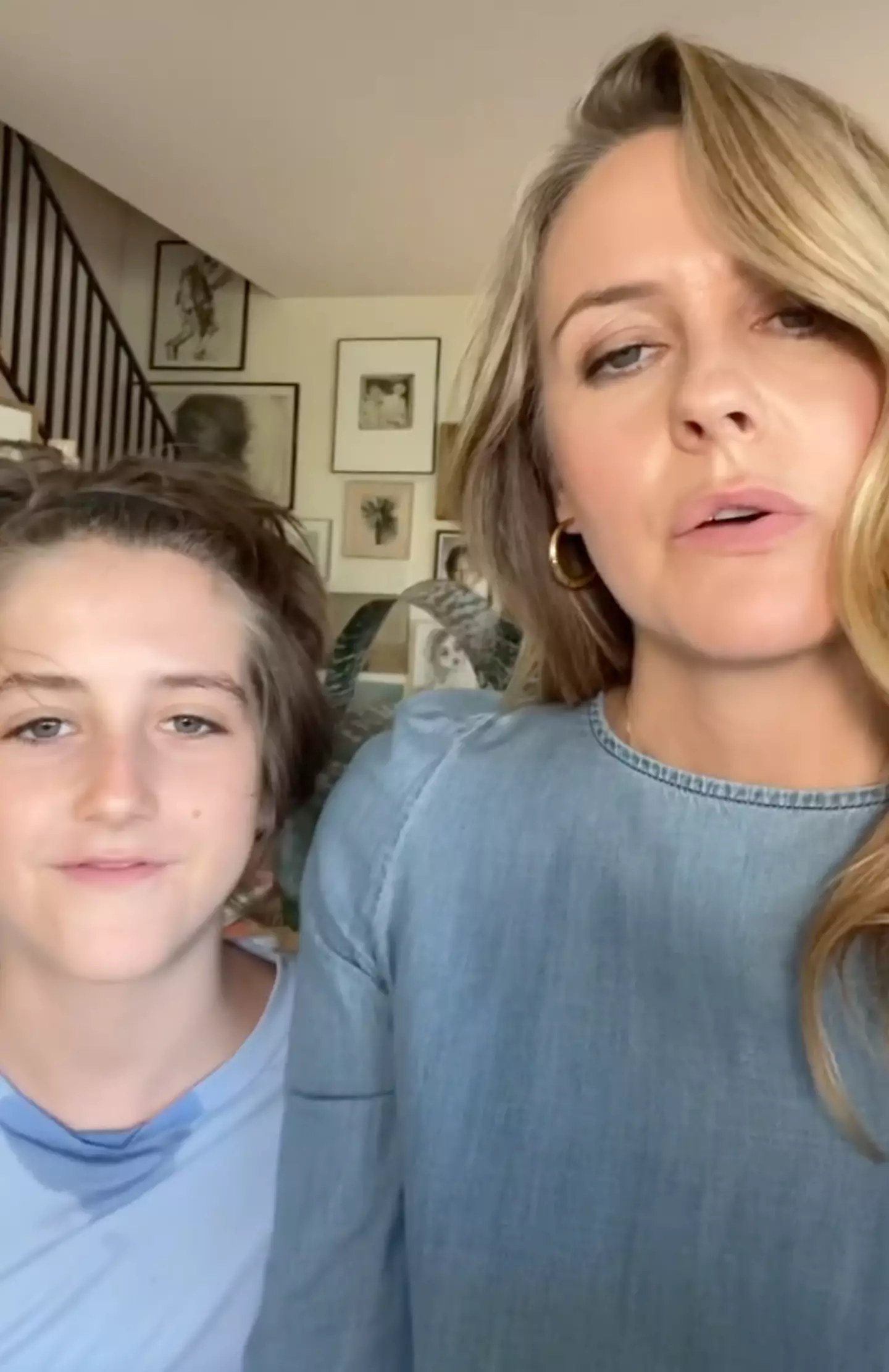 Alicia and her son also follow a strict vegan diet.