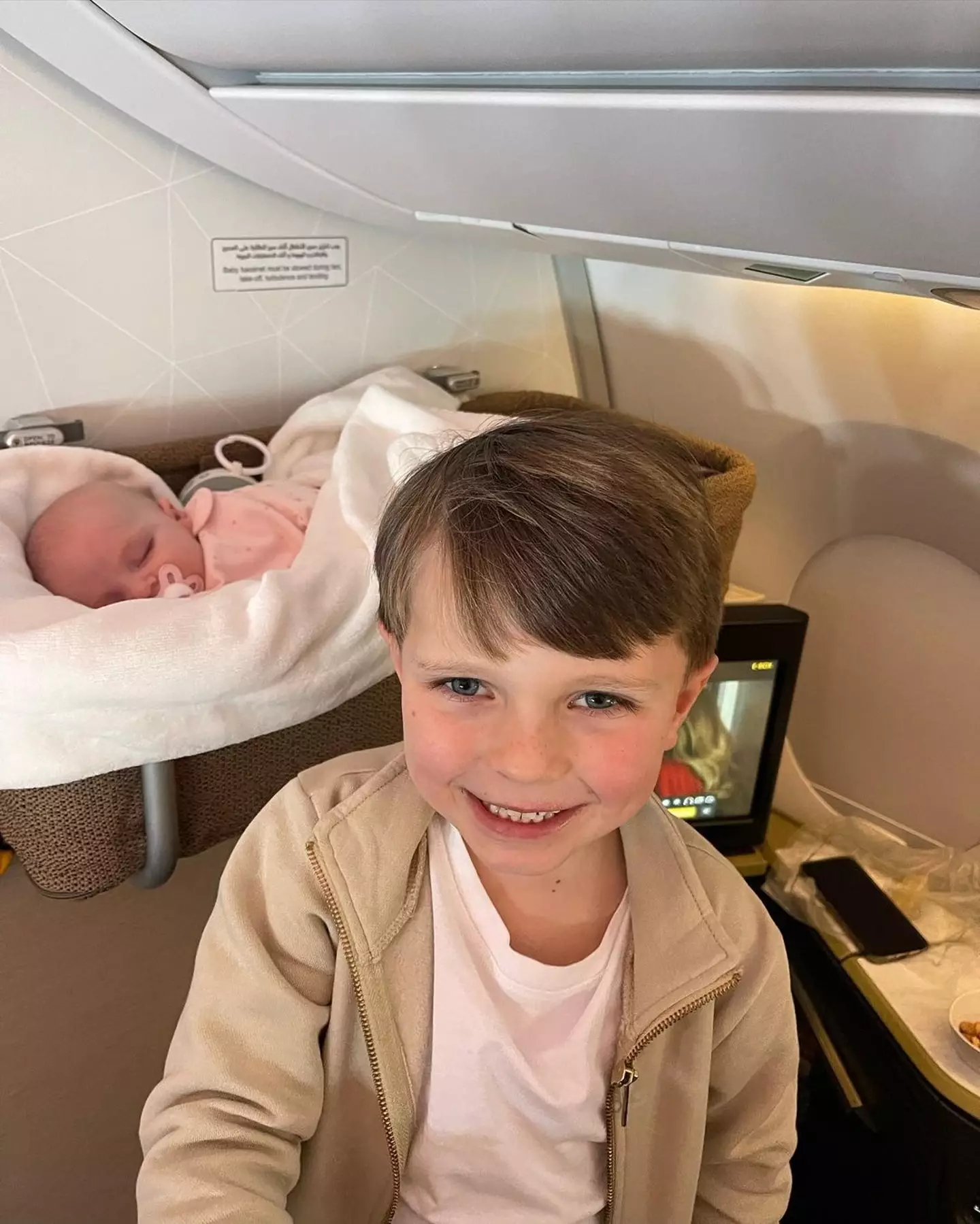 The TOWIE star took her family to Dubai.