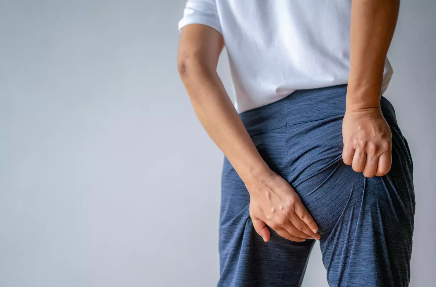 The man experienced severe discomfort in his behind (Getty Stock Images)