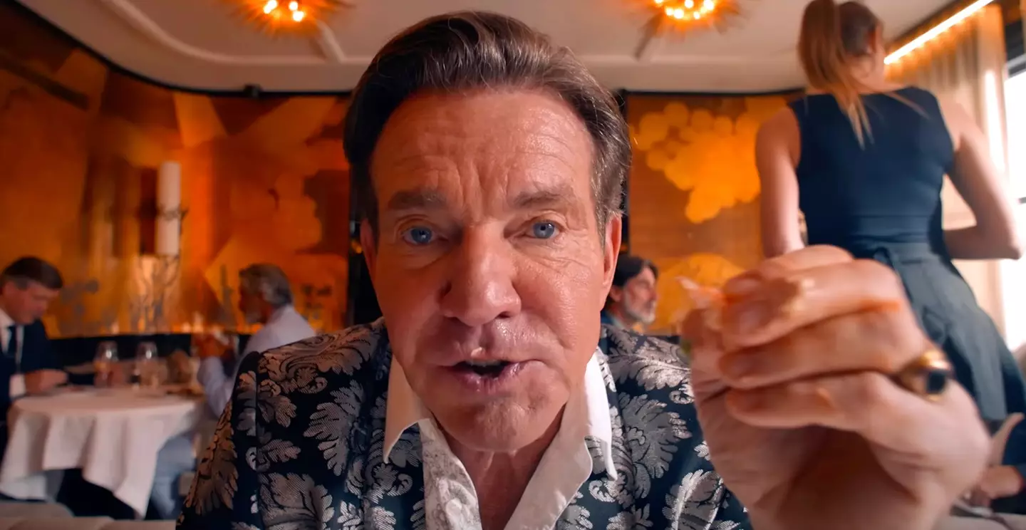 Quaid guzzled 'four pounds of shrimp' during the scene (MUBI)