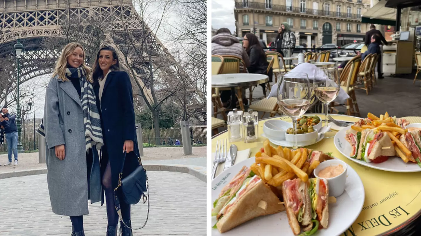 Woman flies to Paris for the day for boozy lunch and sightseeing for just £150
