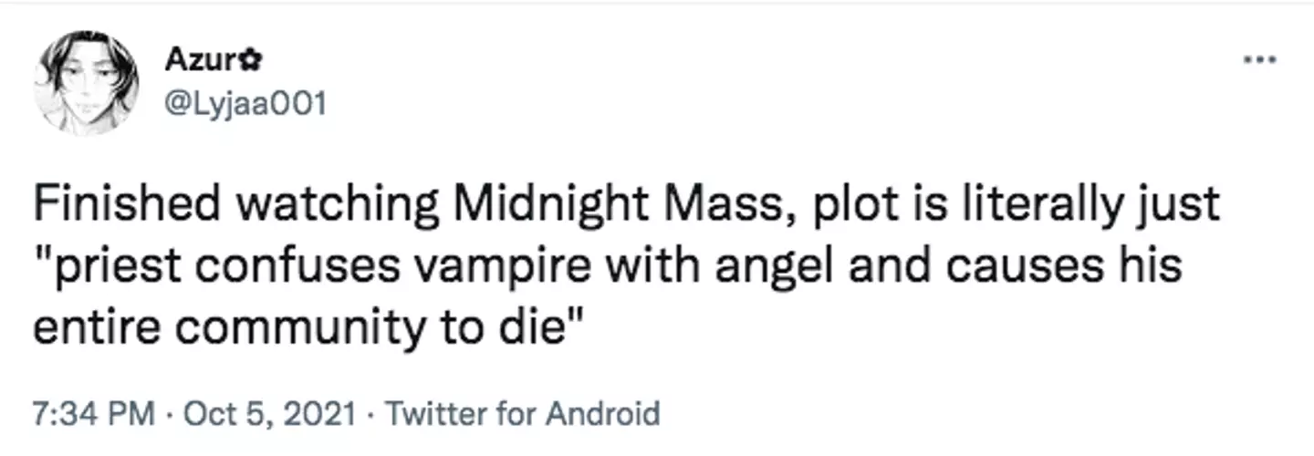 Midnight Mass has prompted 'opinions' (