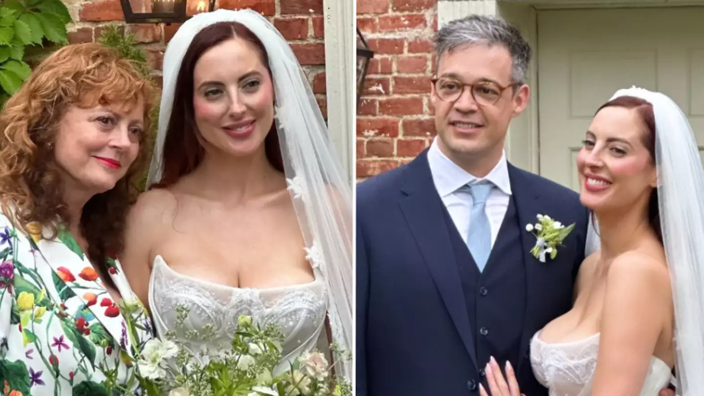 Susan Sarandon’s daughter Eva has perfect revenge after people complained about wedding day cleavage