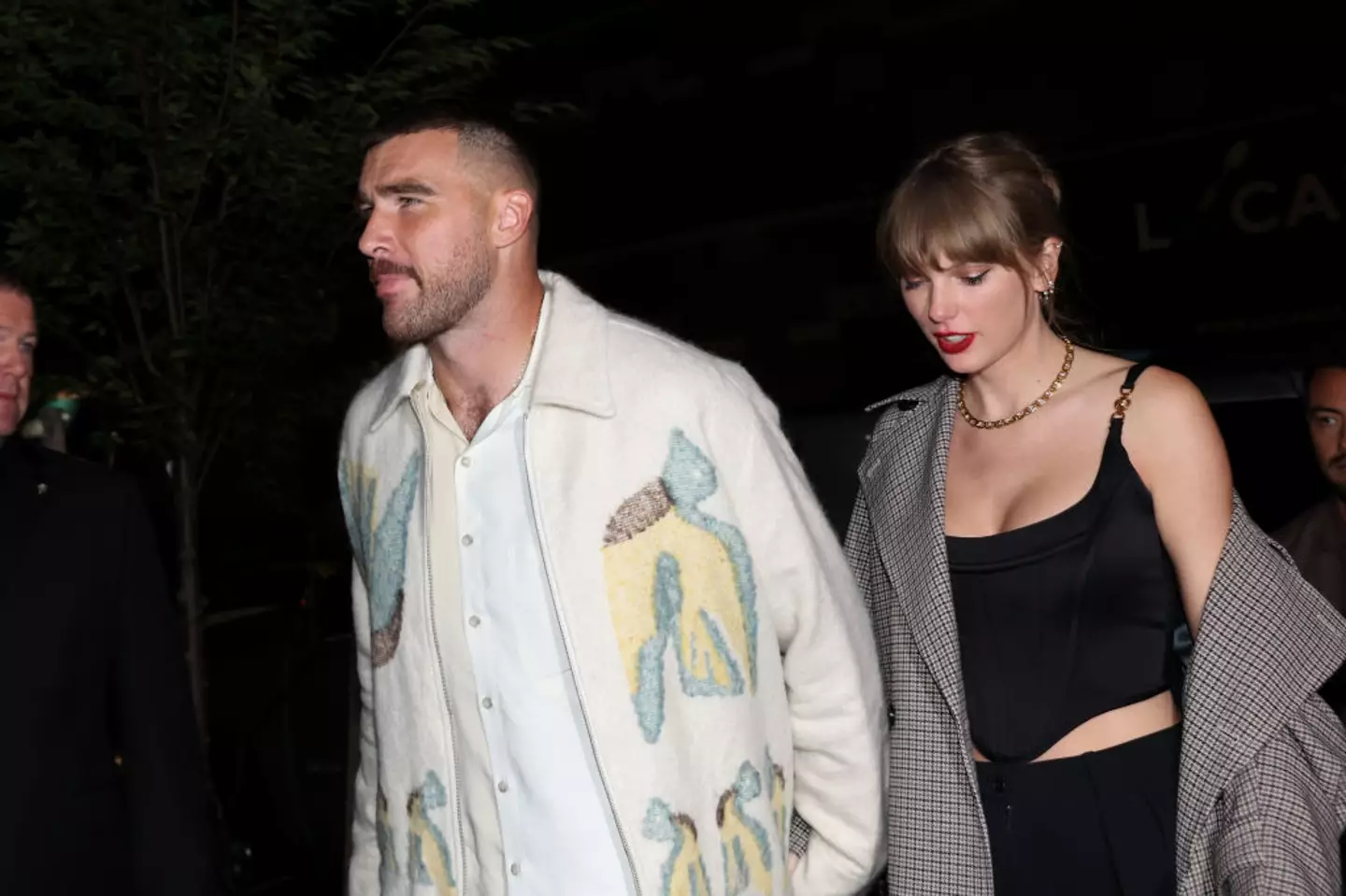 Congratulations to Taylor and Travis (Johnny Nunez/WireImage)