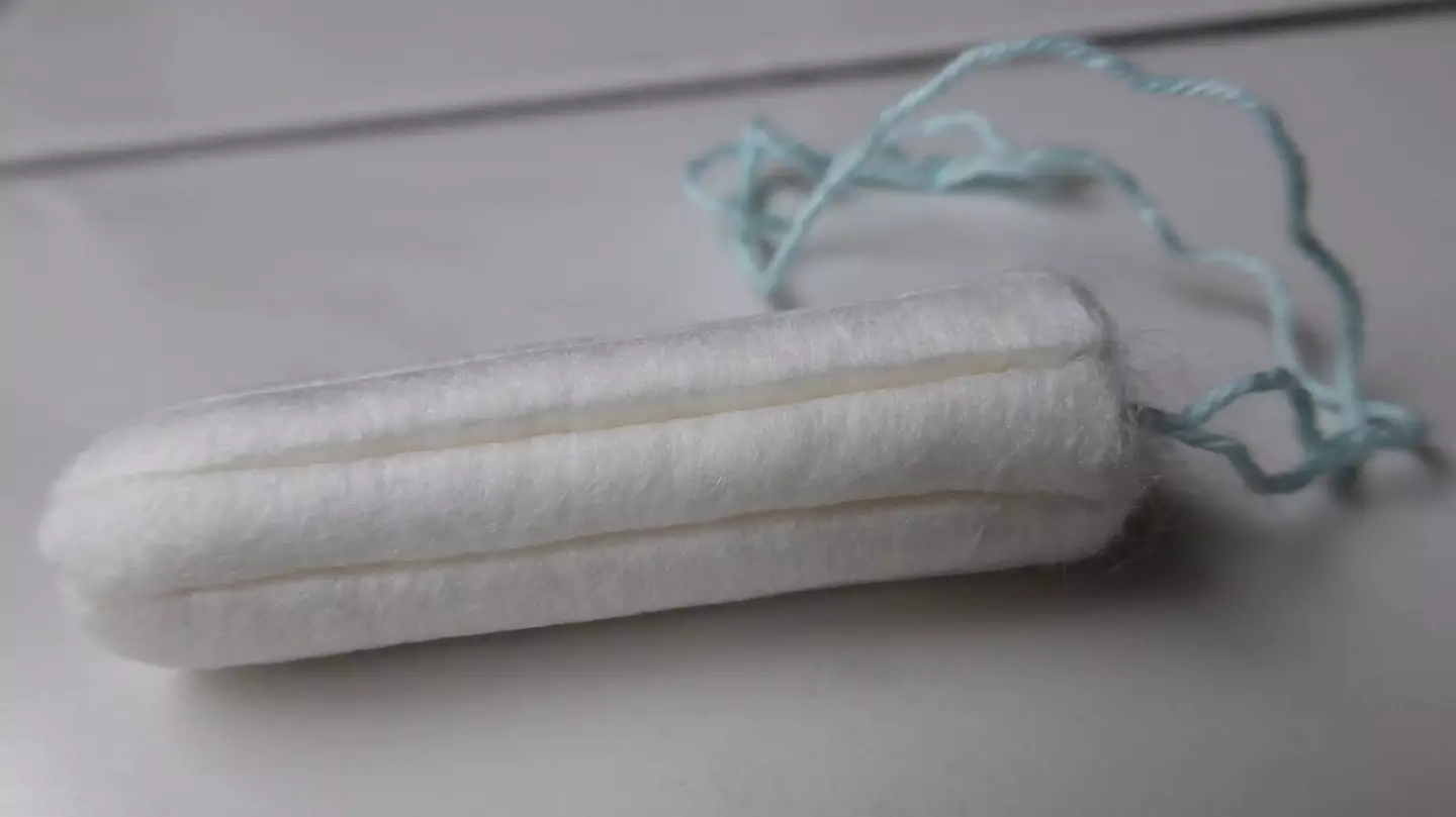 The string is typically used to remove the tampon.