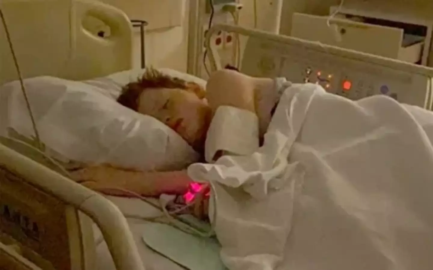 Thankfully, he made a full recovery - but it could have been fatal.