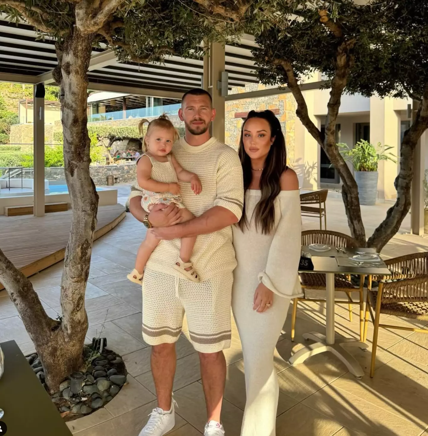 Charlotte and Jake already share one-year-old Alba (Instagram/@charlottegshore)