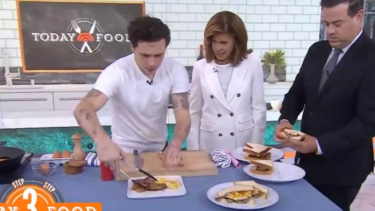 Brooklyn Beckham Rinsed For Cooking Sandwich On Live TV