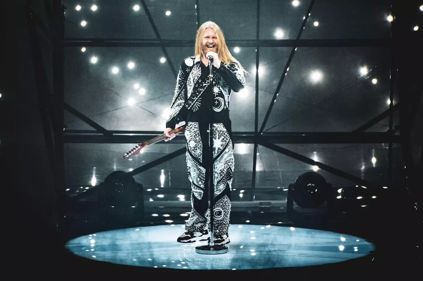 Sam Ryder came in second place at Eurovision 2022.