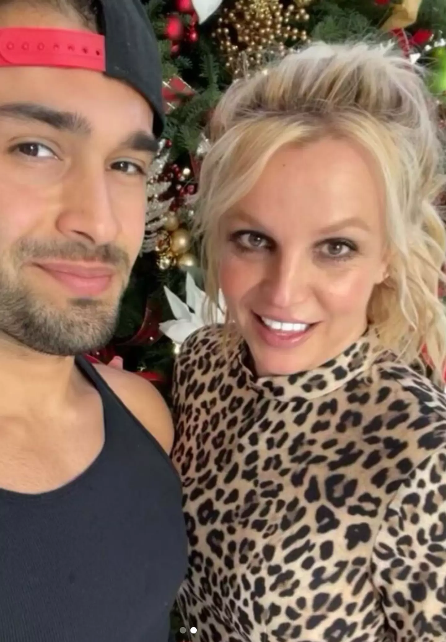 Britney and her partner Sam are expecting a child together. (
