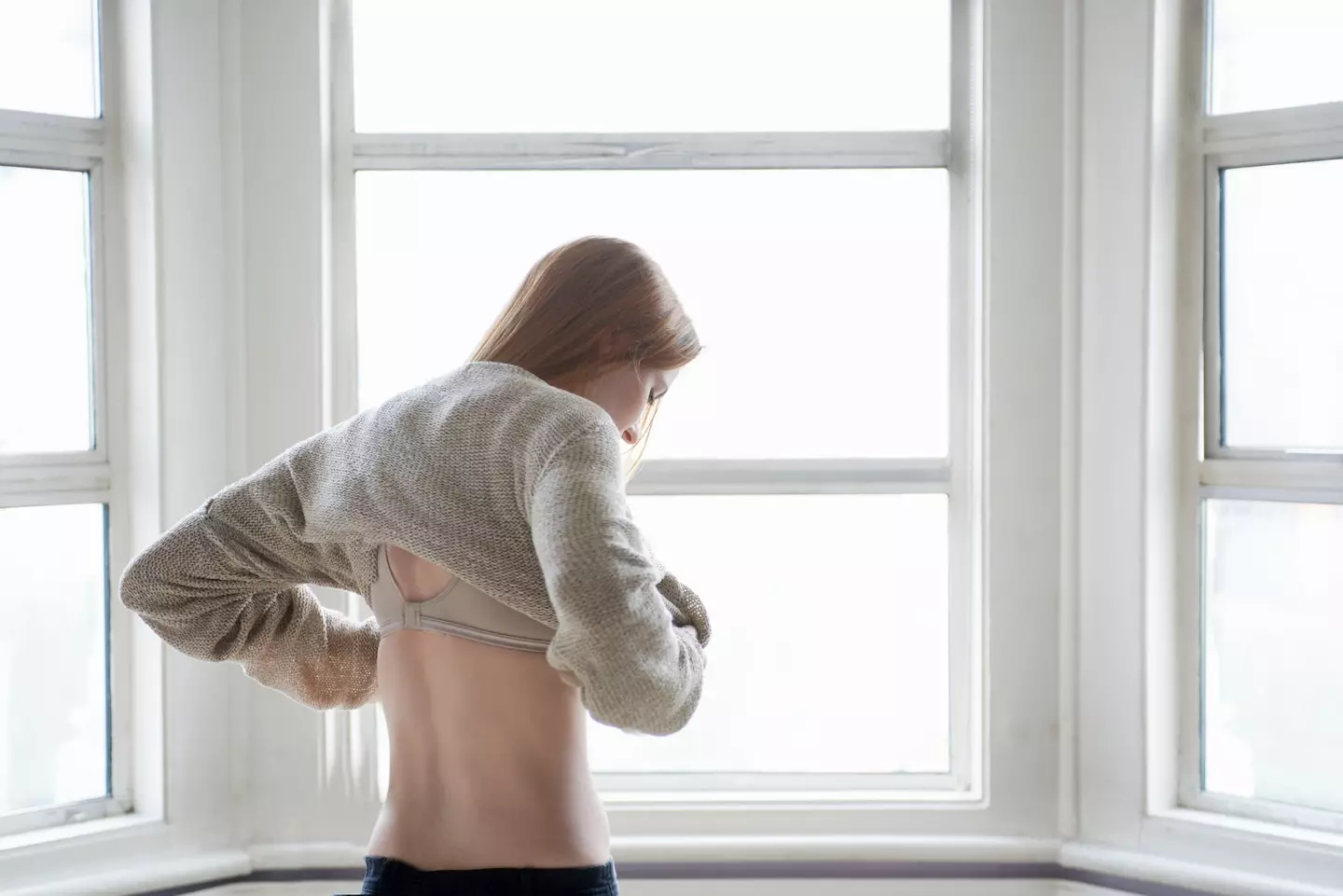 There is a myth that wearing a bra causes breast cancer, which is absolutely not true (Getty Stock Images)