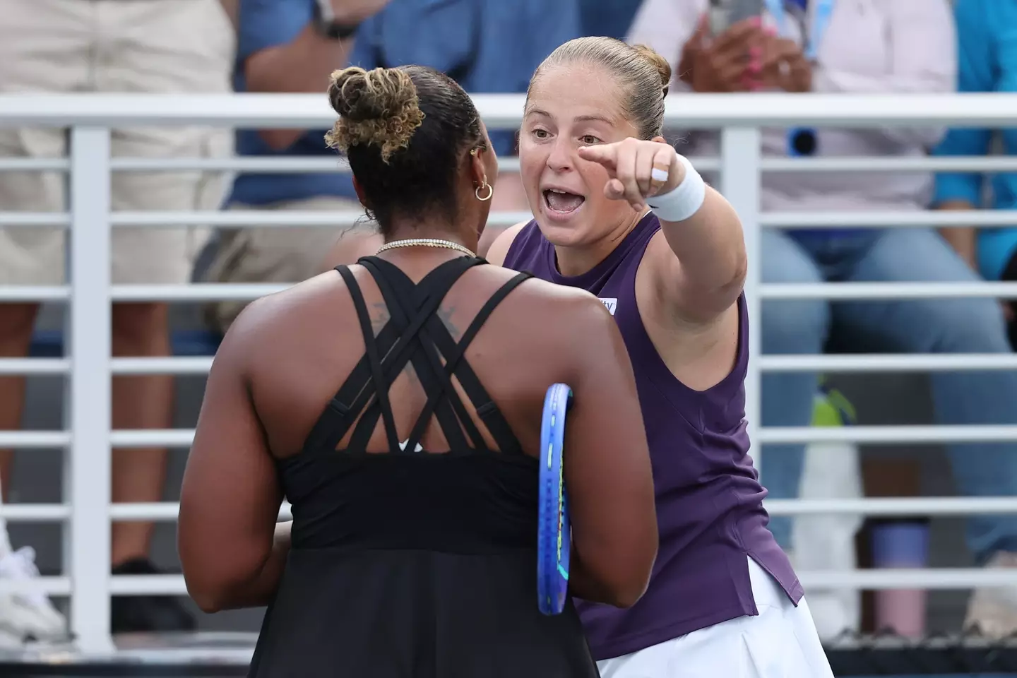 Latvian tennis player Jelena Ostapenko and US star Taylor Townsend made headlines following their US Open match yesterday (27 August) (Clive Brunskill/Getty Images)