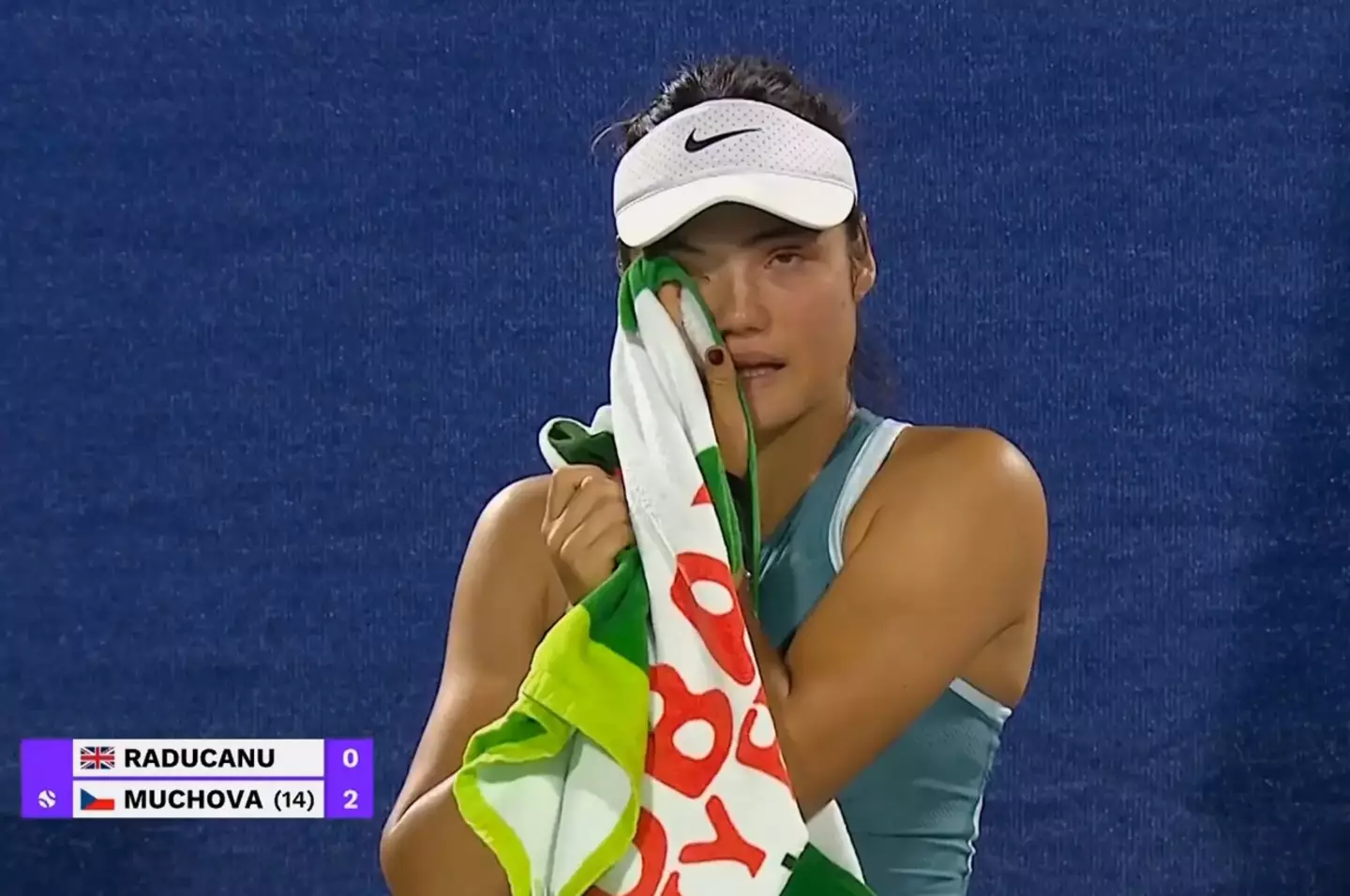 A similar incident occurred earlier this year involving Emma Raducanu (Sky Sports