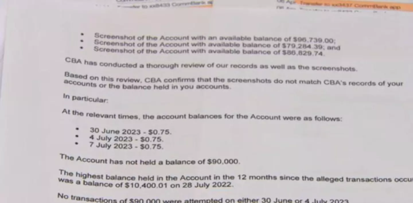 The bank told Elli and Trae that there was no record of the money being sent over.