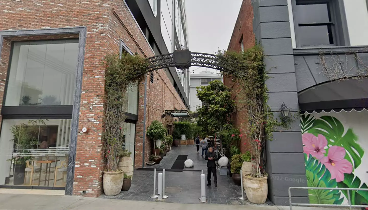 The entrance to The Highlight Room.