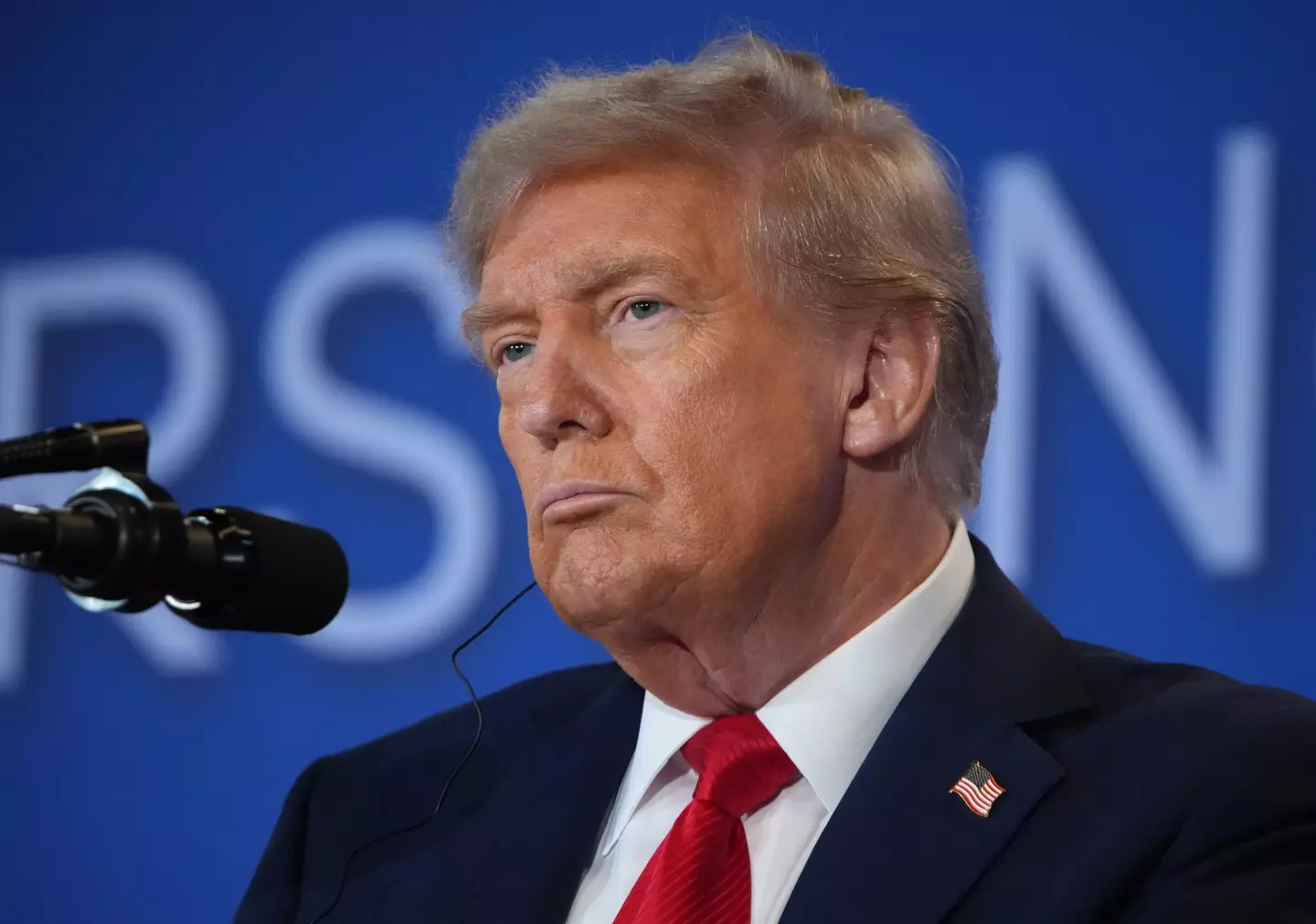 Trump has been slammed for his latest threat (Andrew Harnik/Getty Images)