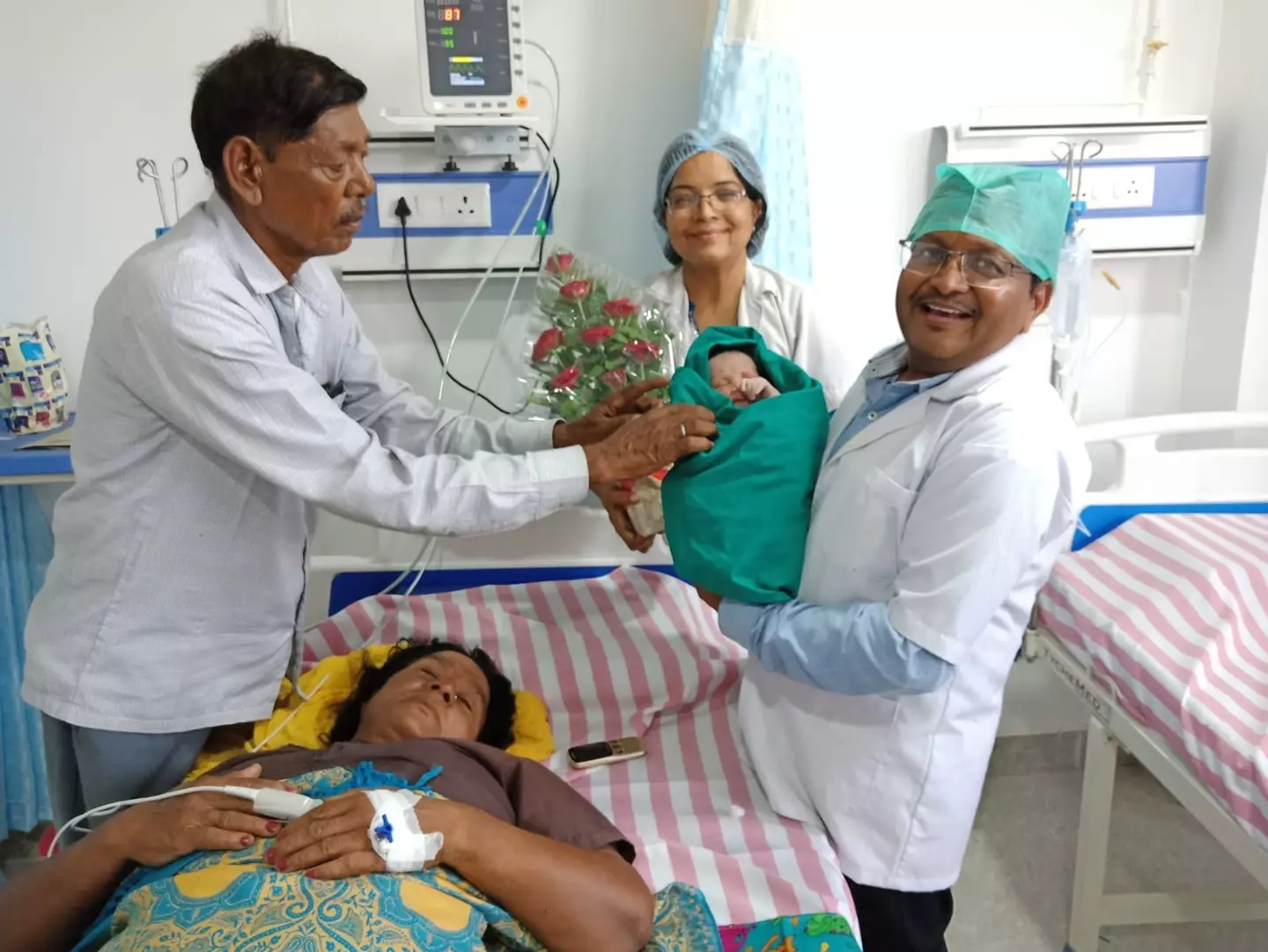 Chandravati had a successful round of IVF last year.