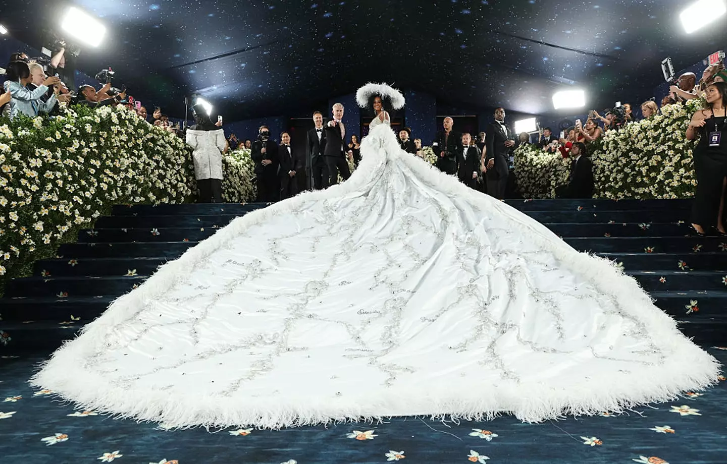 How's this for a serve? (Kevin Mazur/Getty Images for The Met Museum/Vogue)