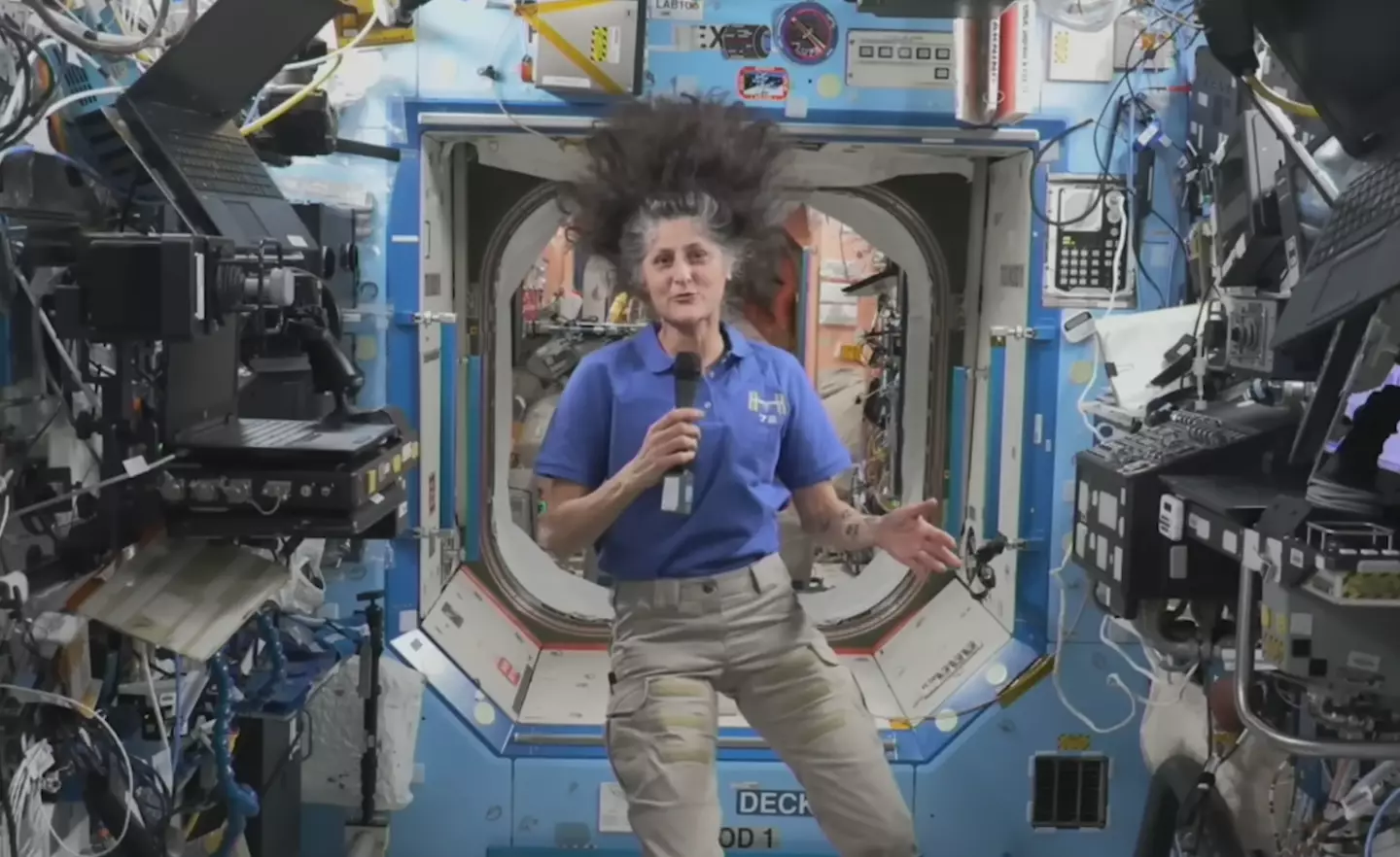 Williams addressed the concerns (NASA)