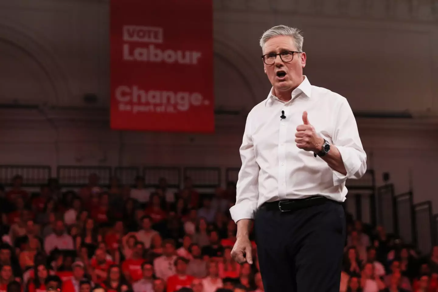 Starmer explained why he hasn't named his two children in public. (Alishia Abodunde/Getty Images)
