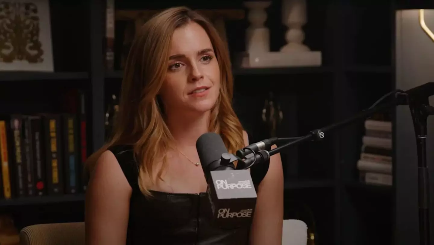 Emma Watson admitted she's now riding a bicycle after she was banned from driving (Jay Shetty On Purpose podcast)