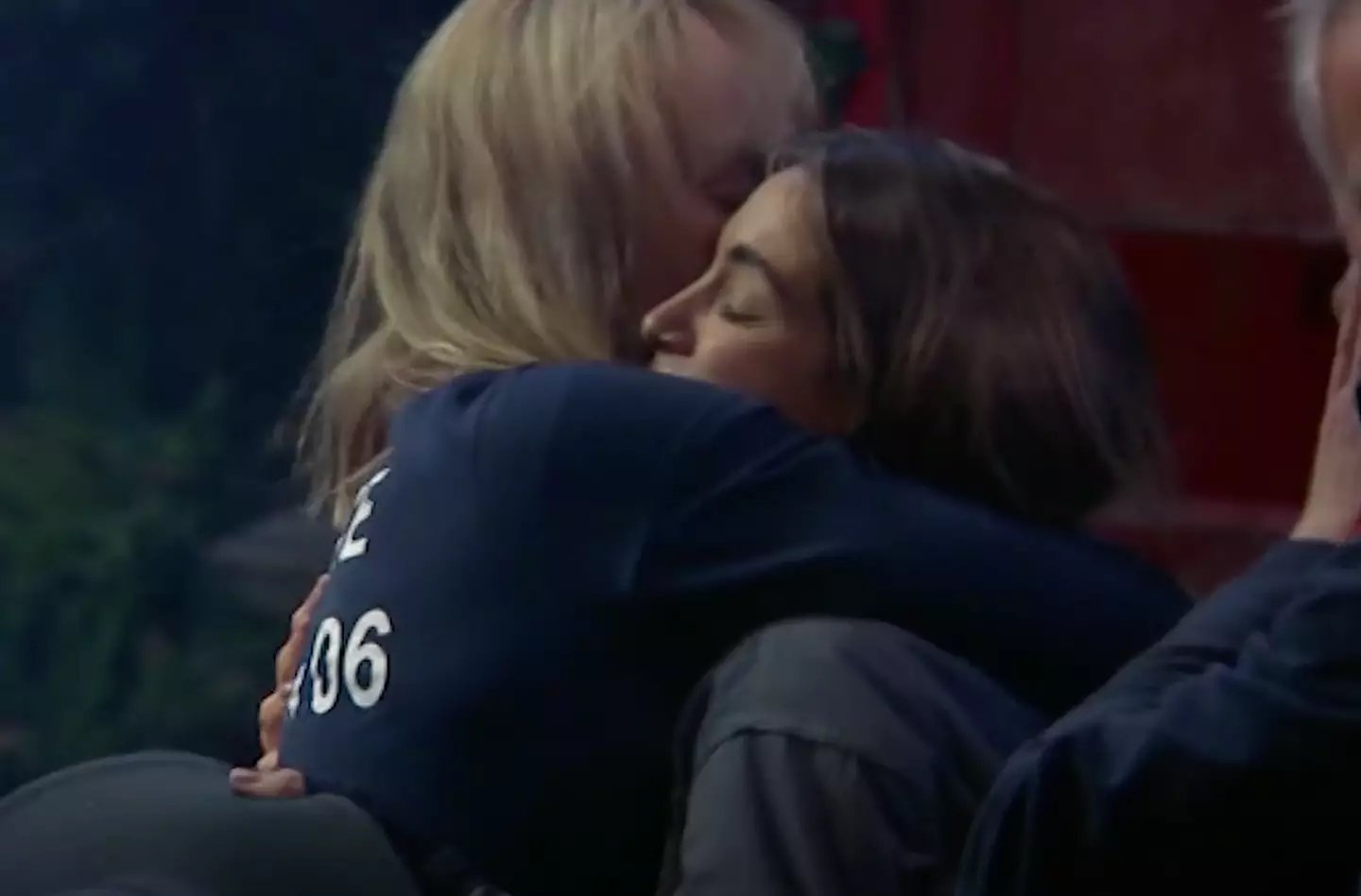 Louise and Frankie embraced (