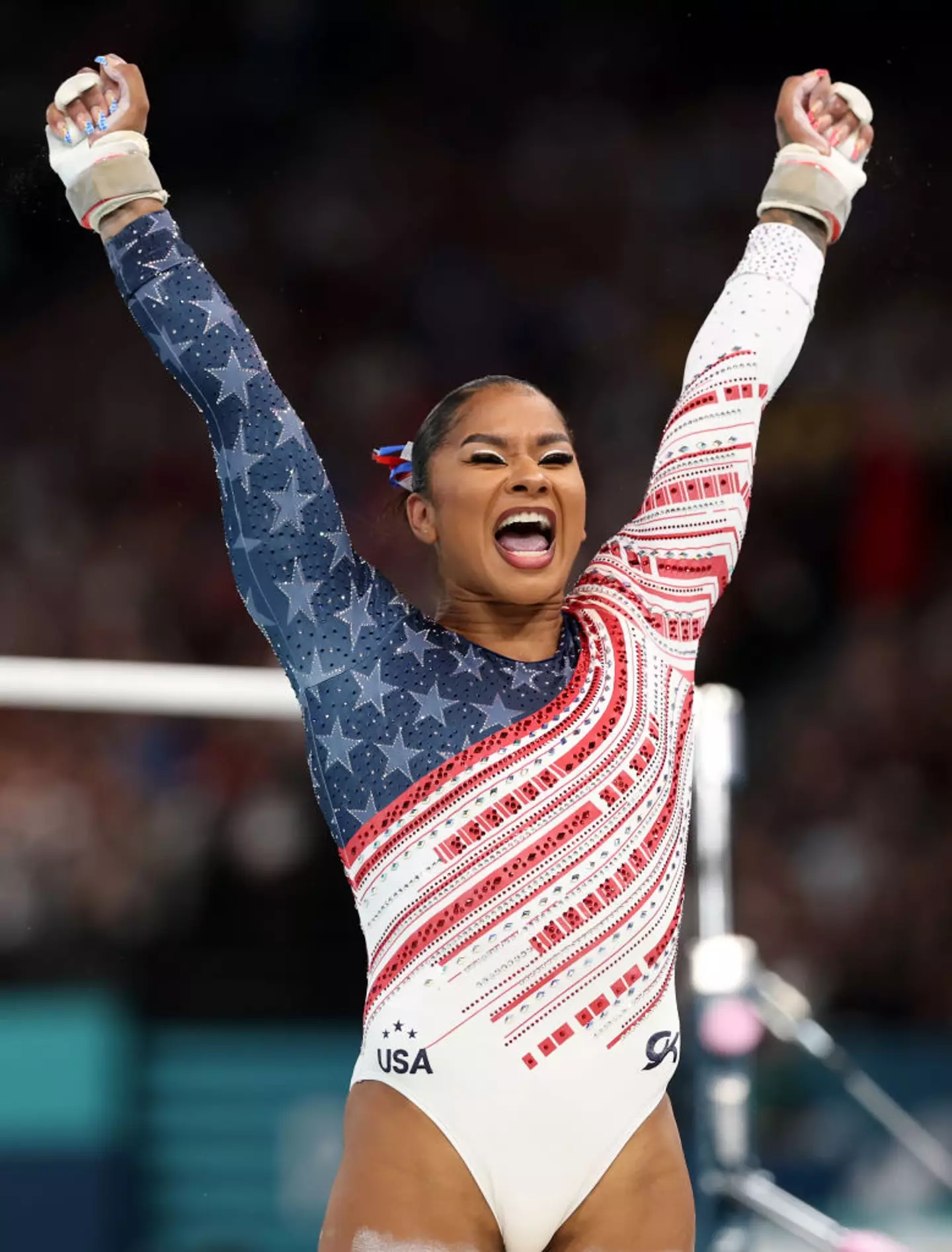 She missed her chance at the final by .067 points. (Jamie Squire/Getty Images)