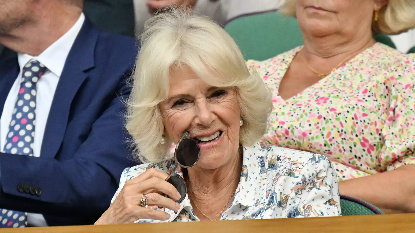 Queen Camilla is spotted at Wimbledon but some people are annoyed by one official detail