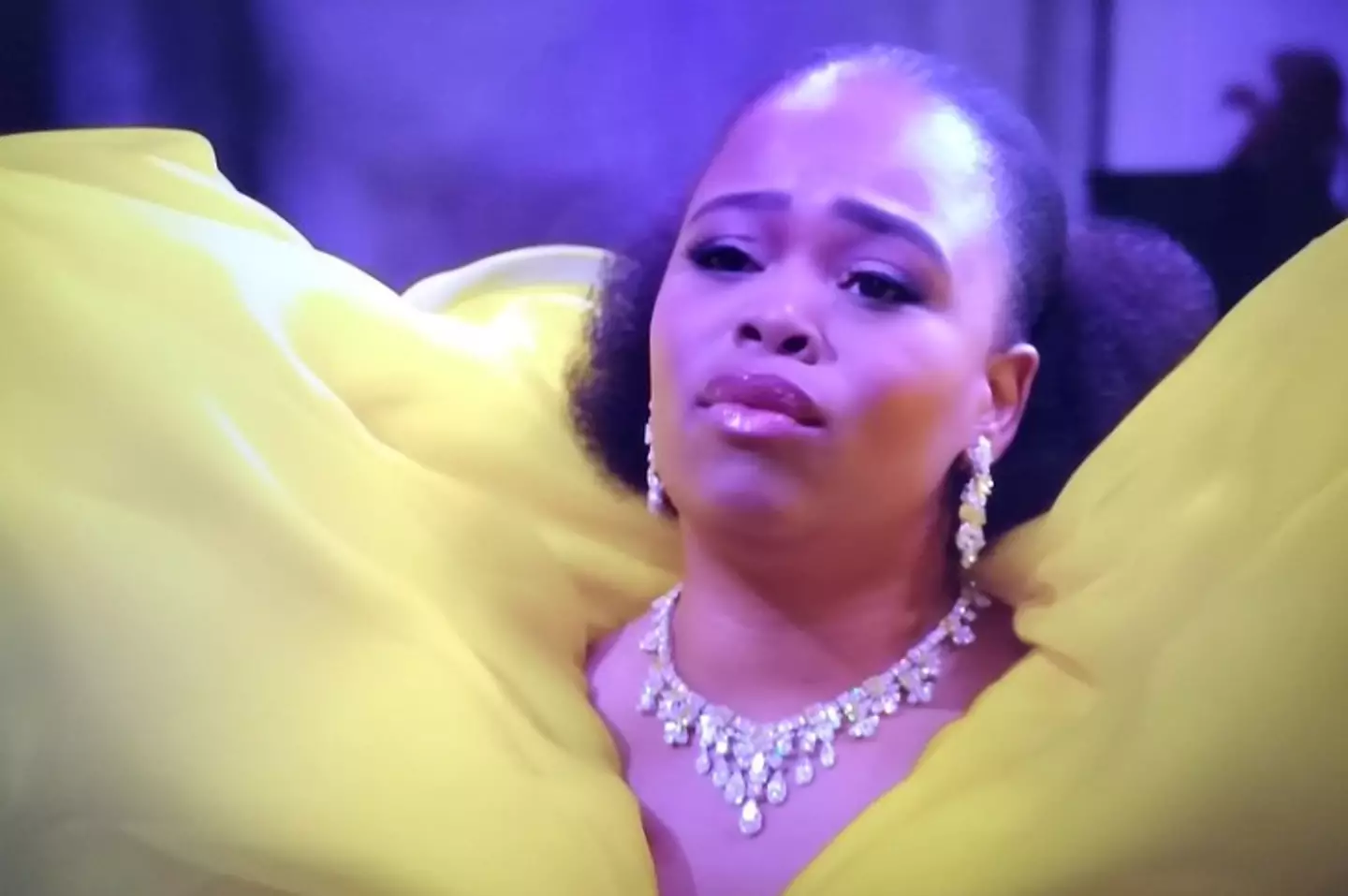 Not only were viewers stunned by Pretty Yende's vocals, but also by her outfit.