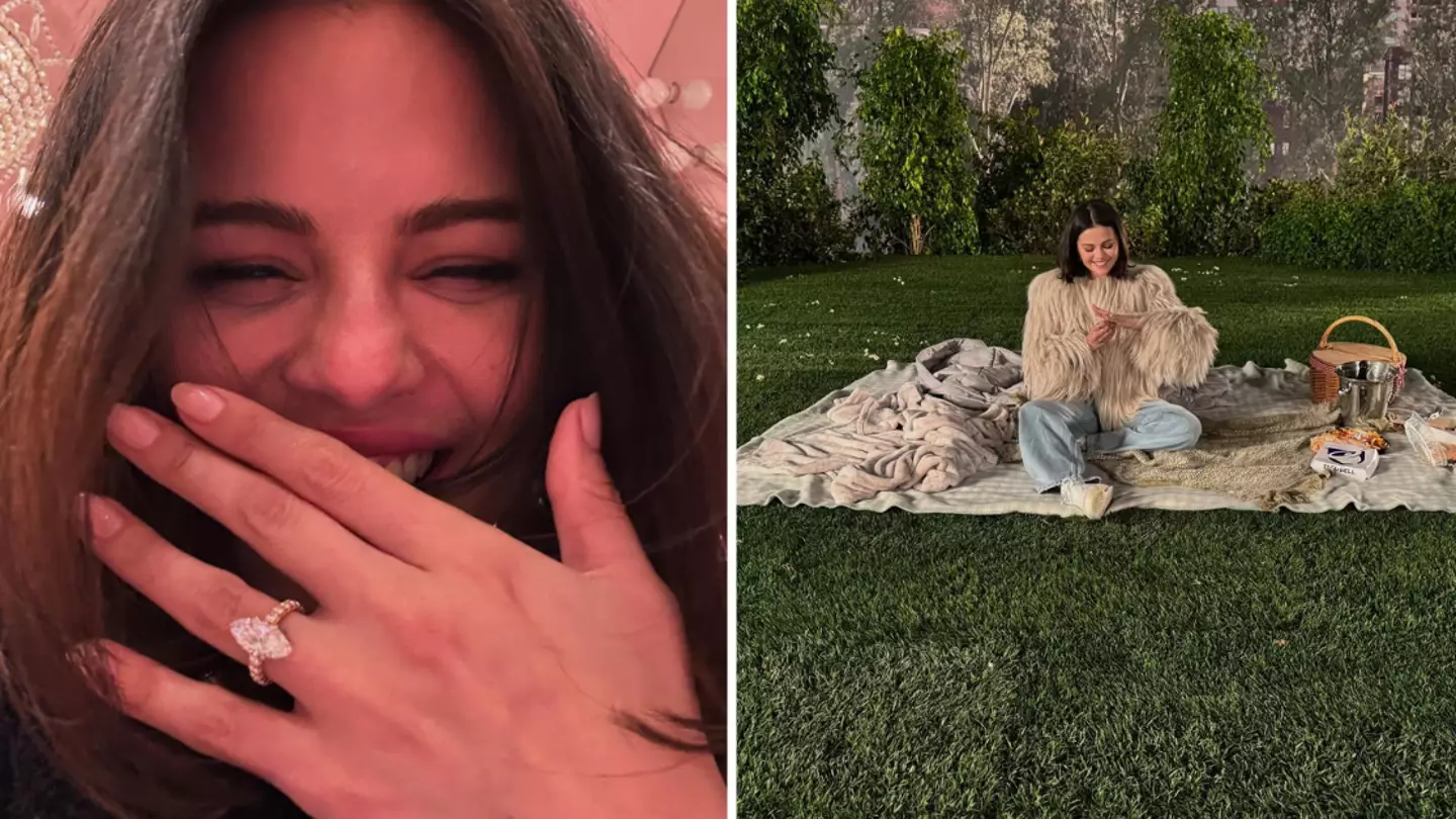 Selena Gomez fans don’t know what to think after spotting unusual details in Benny Blanco engagement photo