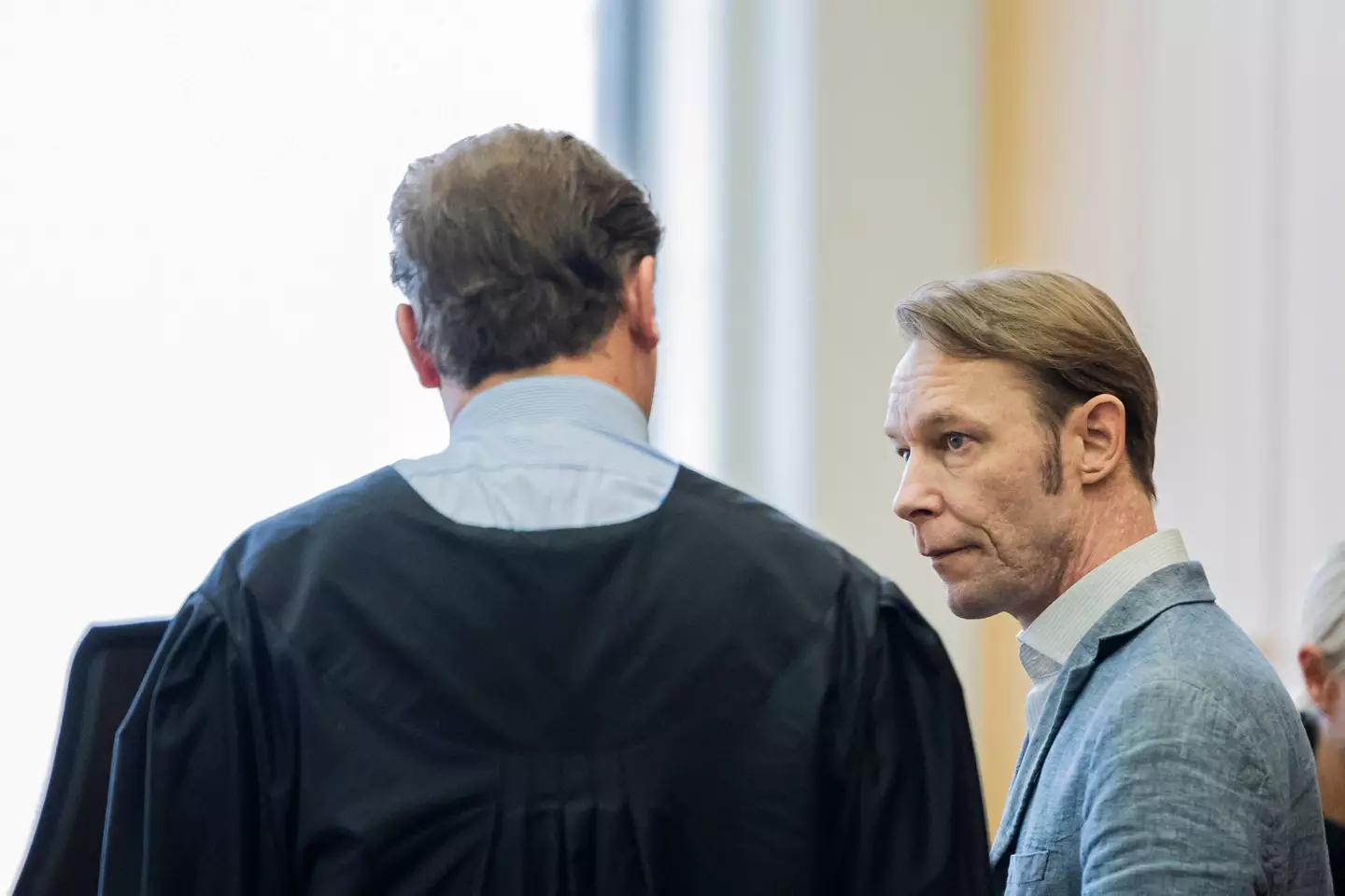 A factory owned by Brueckner was reportedly raided by police (MICHAEL MATTHEY/POOL/AFP via Getty Images)