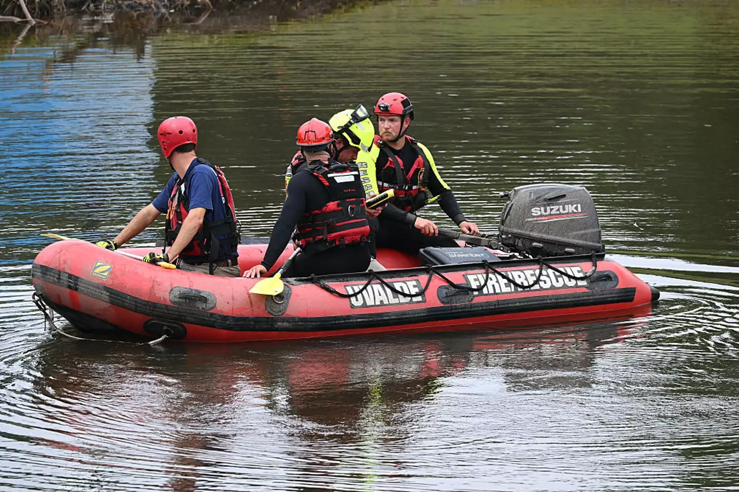 The parents of two sisters who lost their lives in the Texas flash floods have spoken out (RONALDO SCHEMIDT / Getty Images)