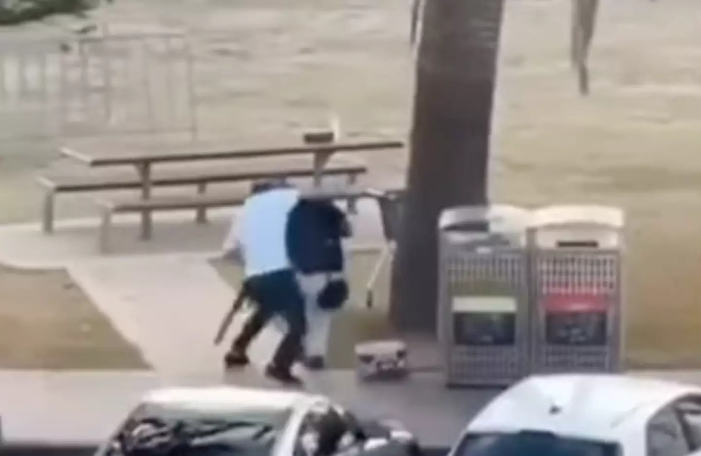 Ahmed wrestled a gunman to the ground (7News)