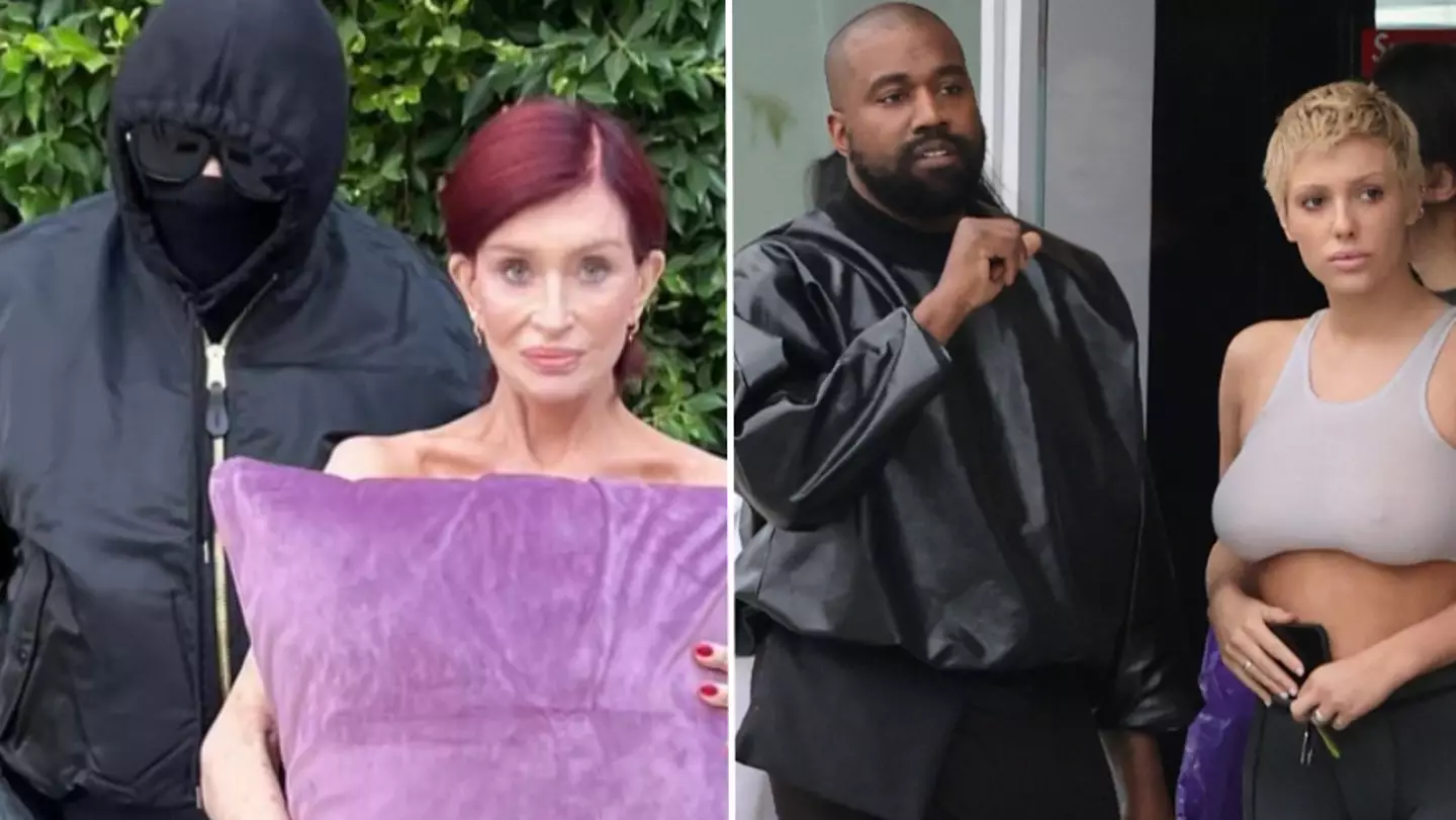 Sharon Osbourne strips off to copy Kanye West's wife Bianca Censori's topless look for Halloween