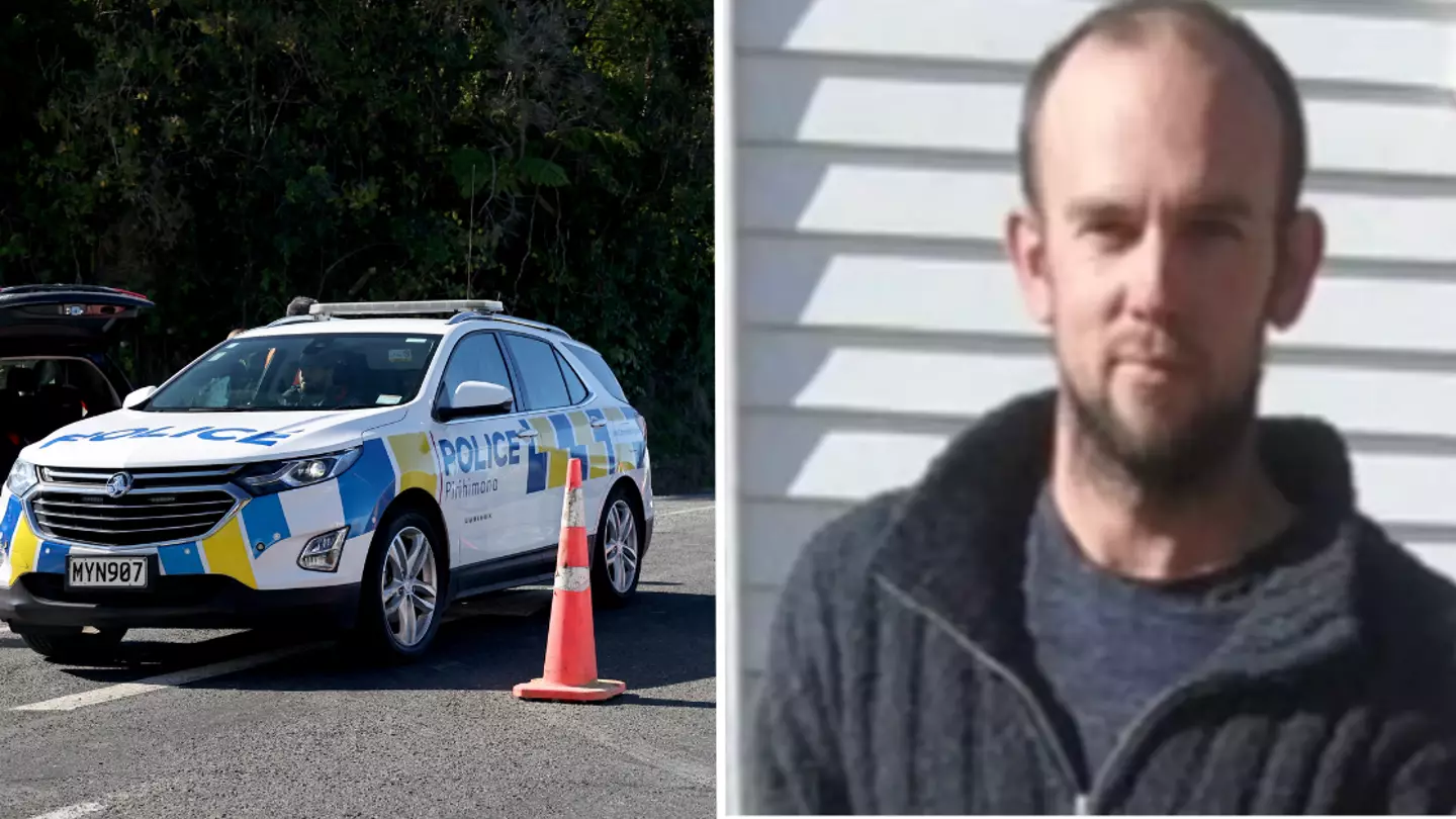 Shocking images released show where man hid his three missing children before being shot dead by police after years on the run
