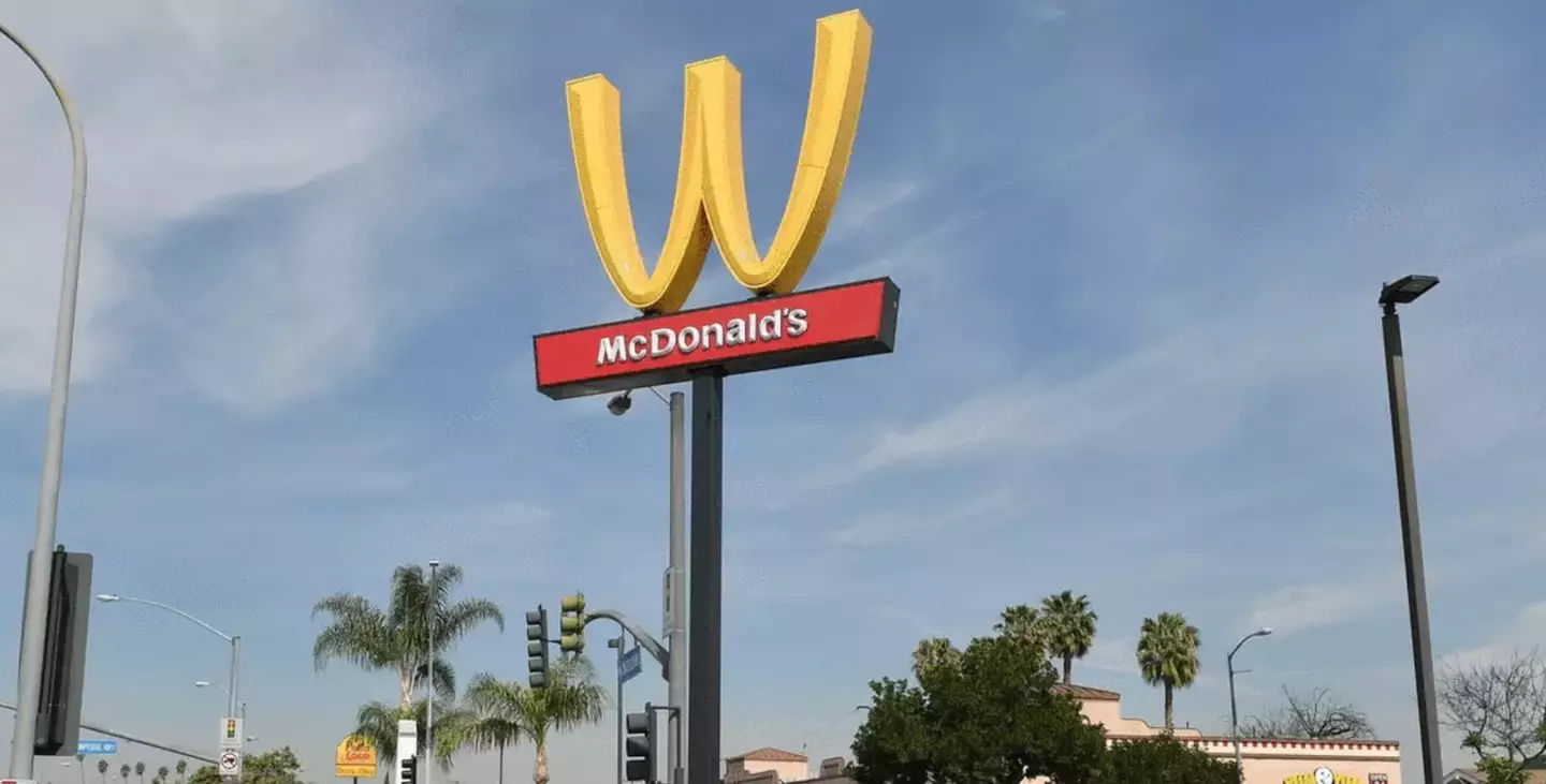 McDonald's flipped its golden arches sign upside down for International Women's Day.