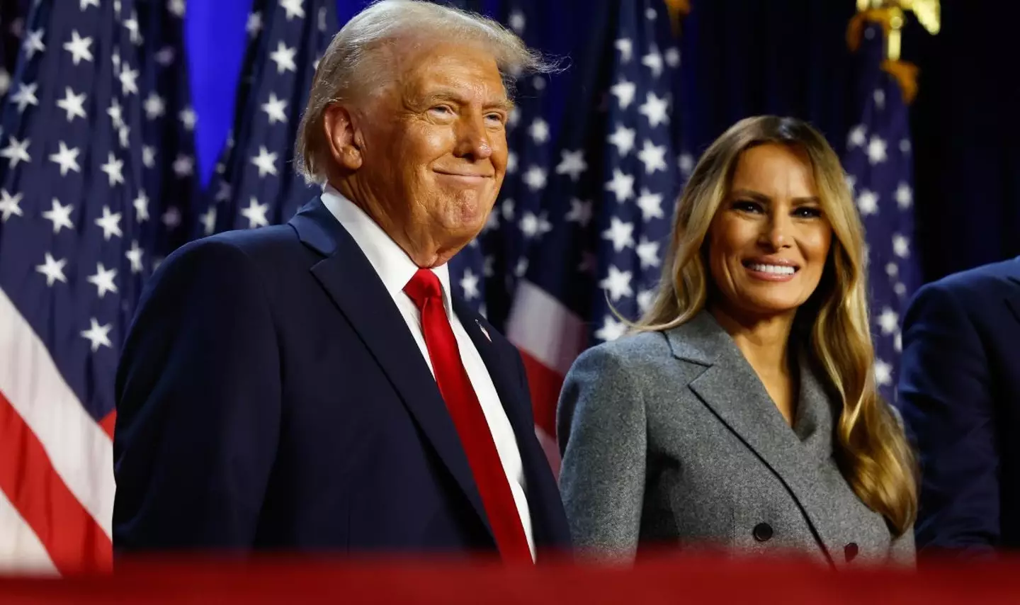 Melania Trump has issued a rare comment about her husband's political views (Chip Somodevilla/Getty Images)