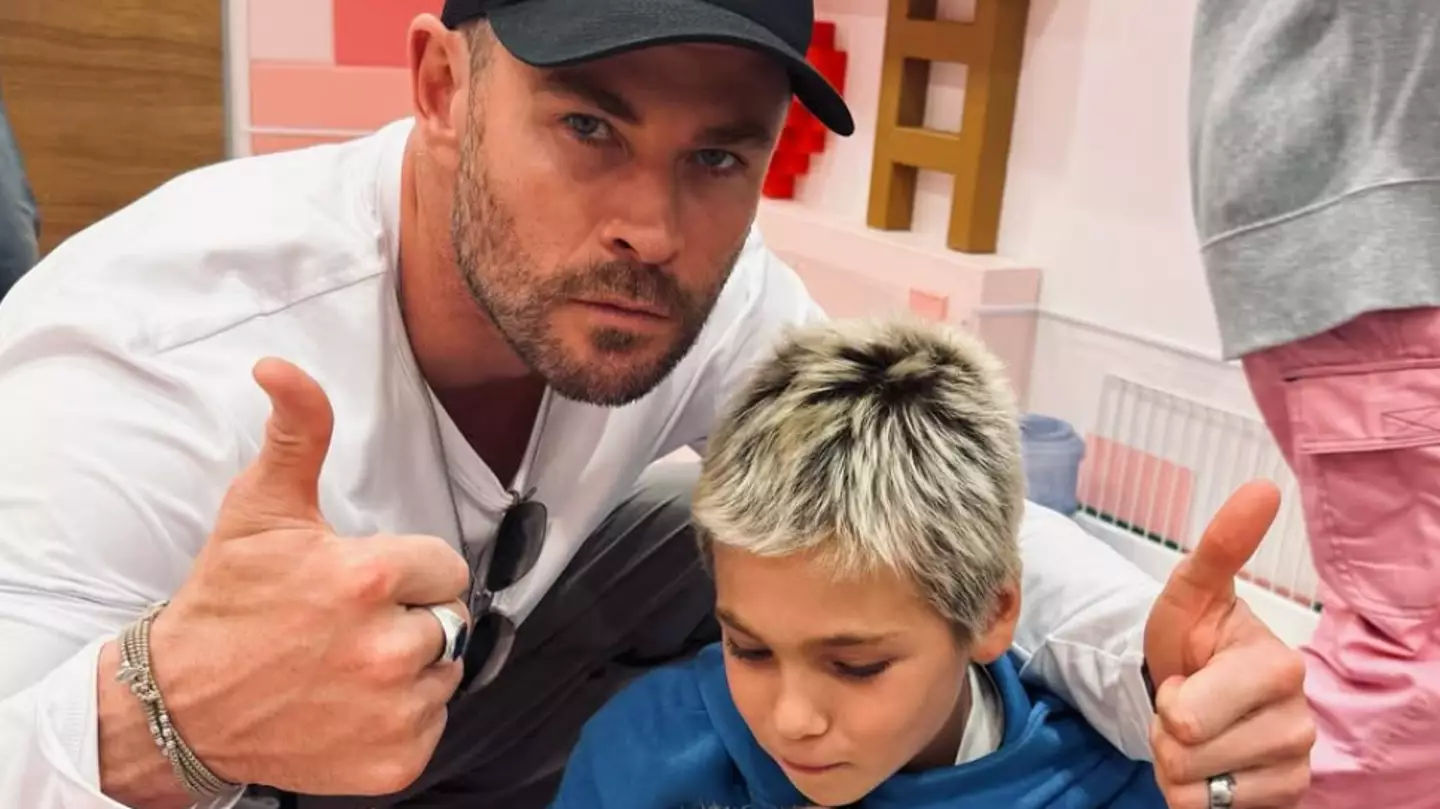 Chris Hemsworth leaves fans outraged after he shares ‘inappropriate’ photo of his son