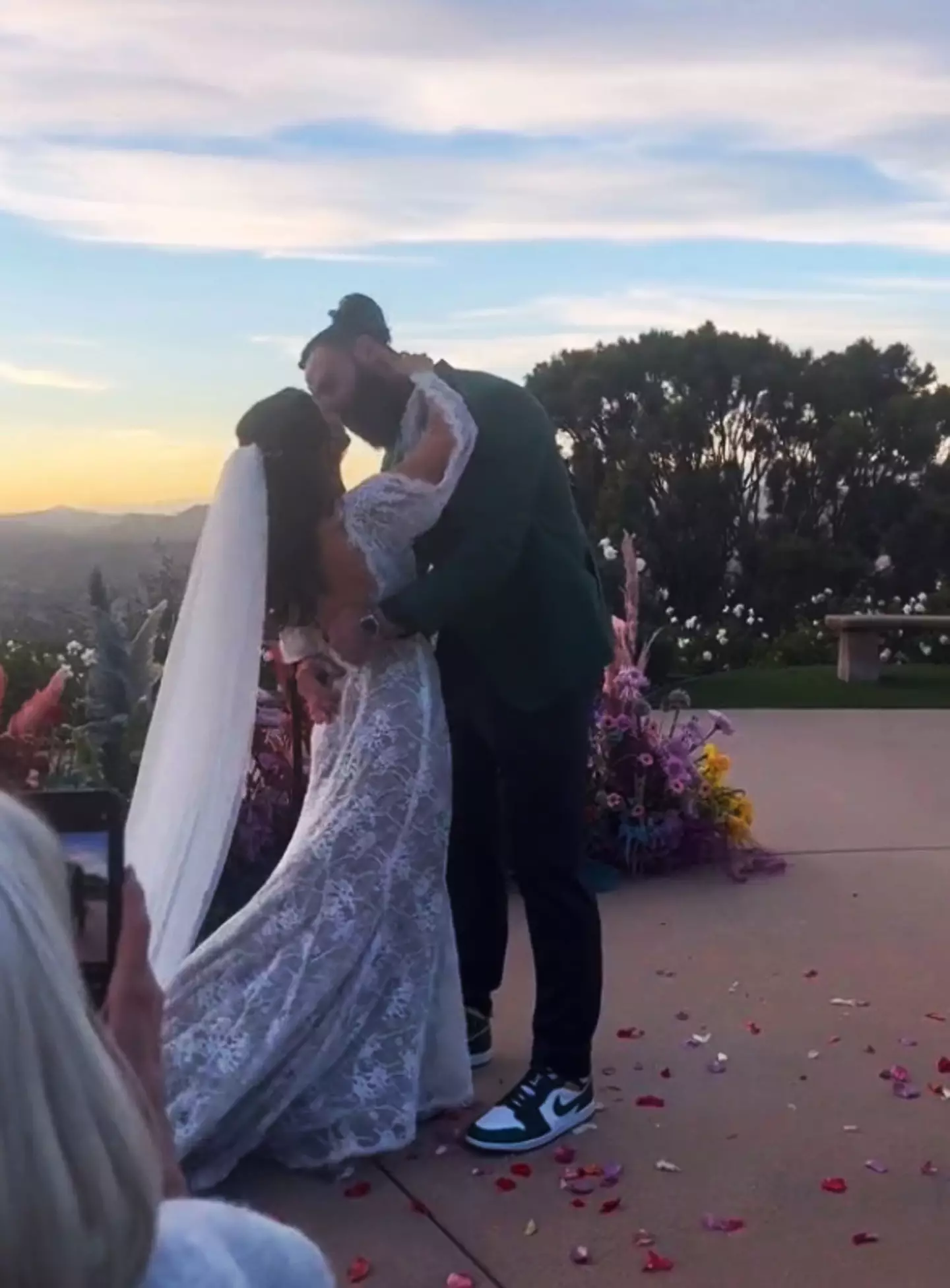 Katie couldn't be happier for her ex and his new wife.