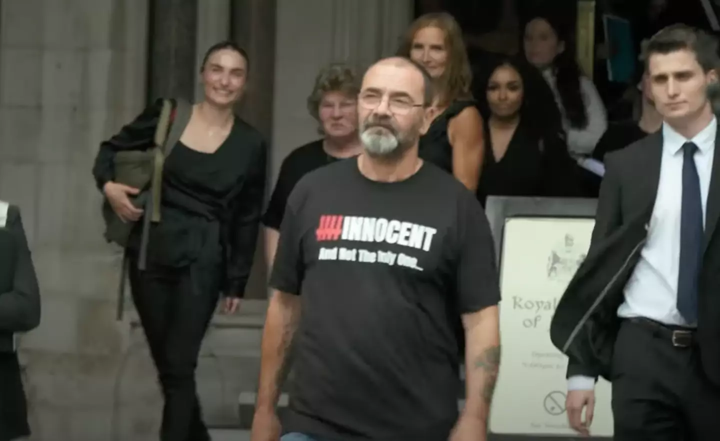 He finally had his conviction overturned in 2023. (BBC)