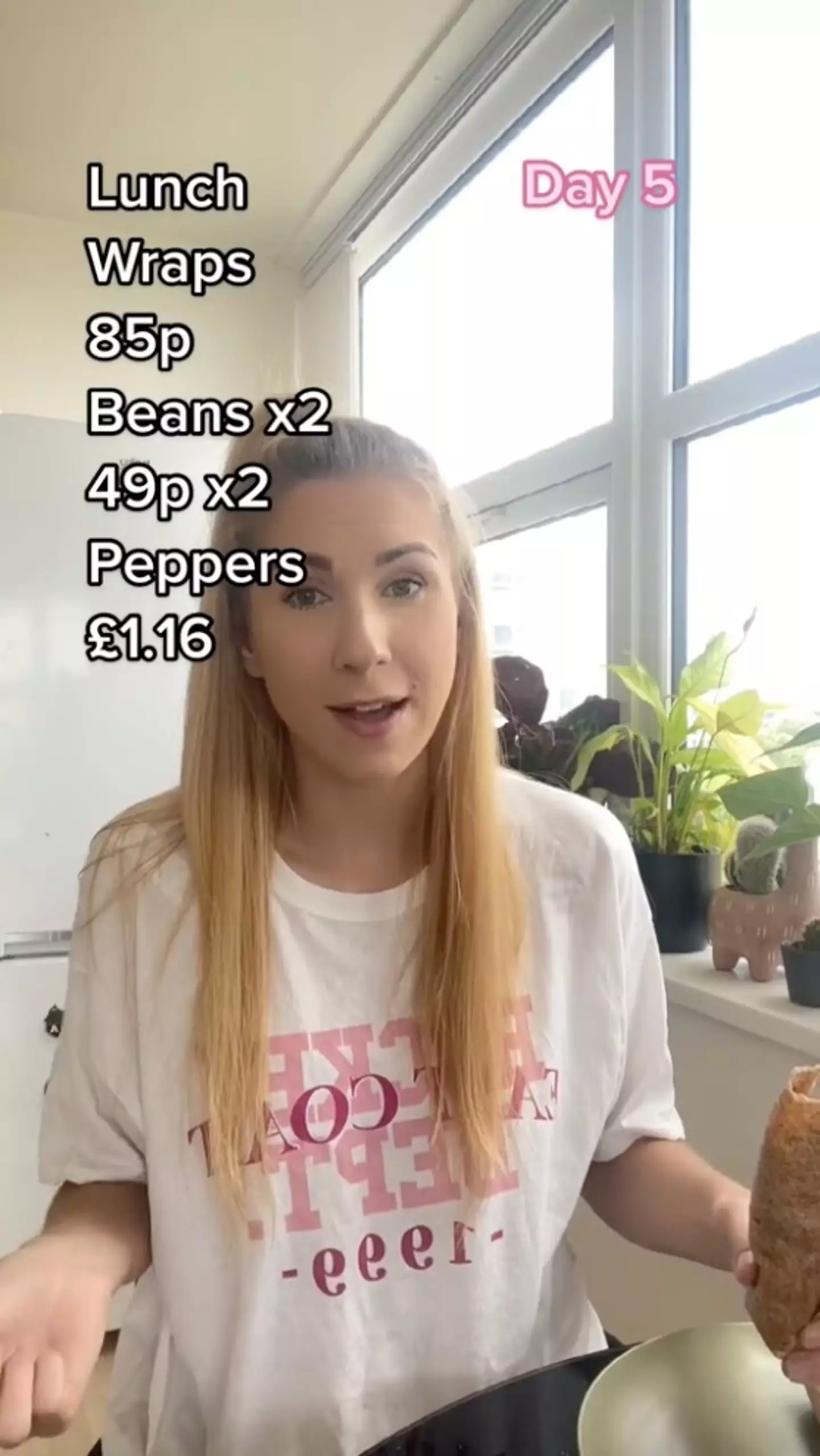 Kathryn chose to shop at Aldi for the challenge.