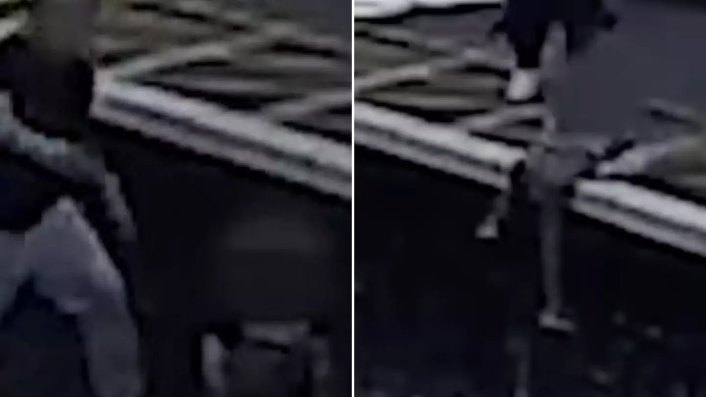 Shocking video of child climbing onto train tracks is released but people are distracted by one thing