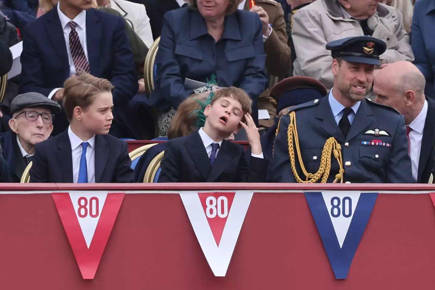 Prince Louis stole the show (Neil Mockford/GC Images)